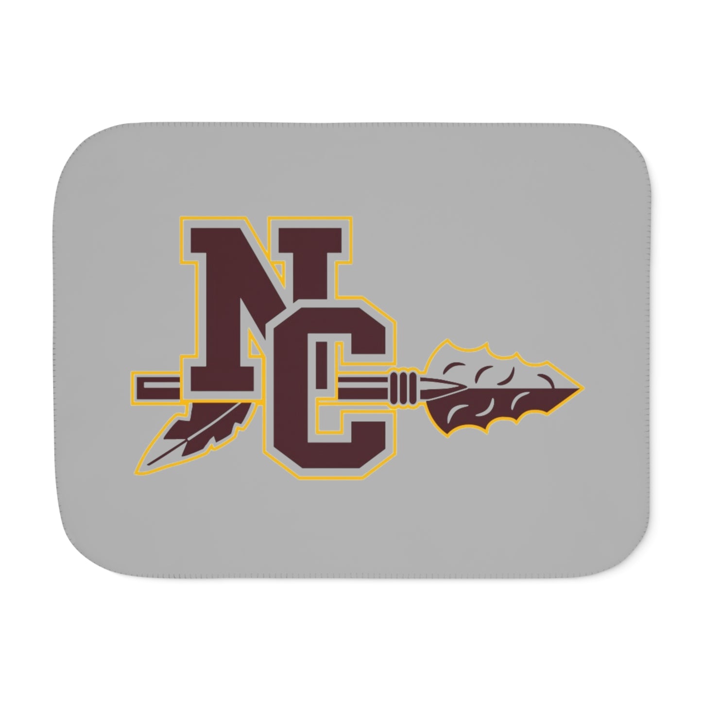 Natchitoches Central High School Sherpa Blanket, Two Colors ~ NCHS blanket