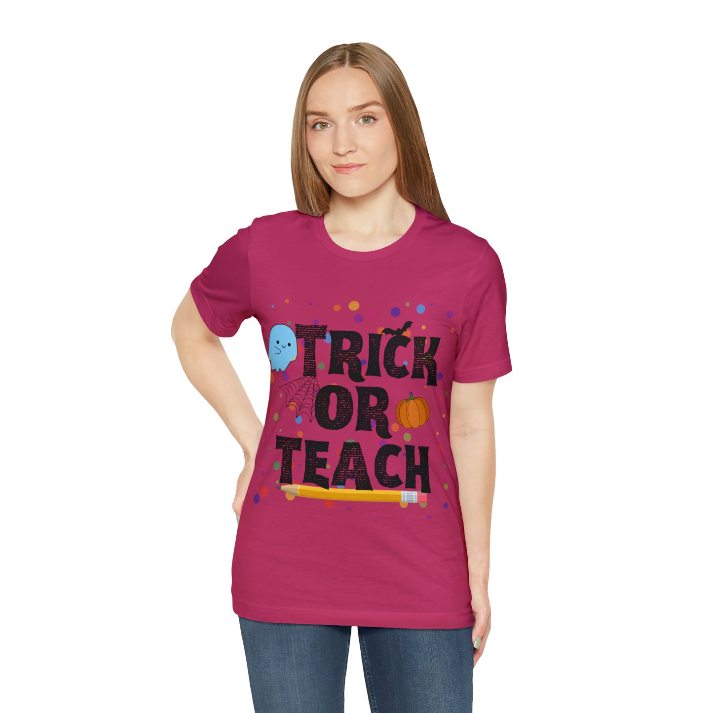 Trick or Teach T-Shirt ~ Unisex Jersey Short Sleeve Tee