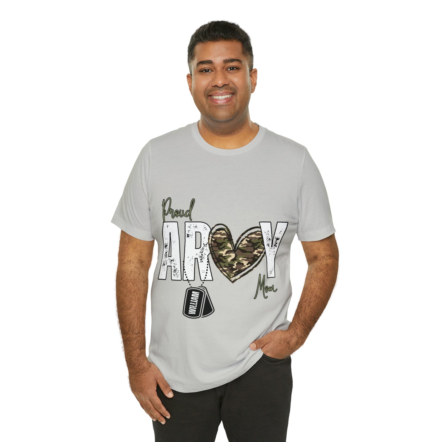 Proud ARMY MOM ~ Unisex Jersey Short Sleeve Tee