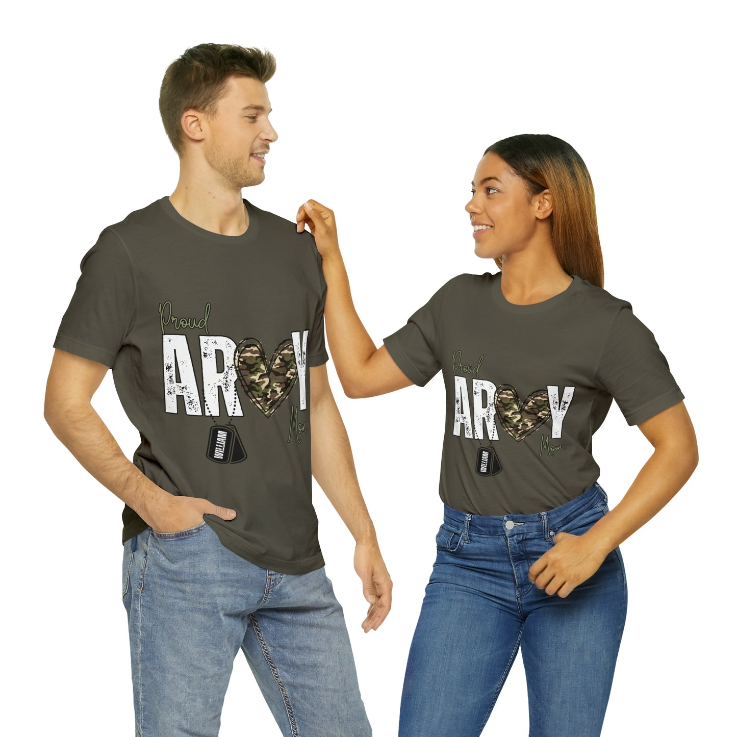 Proud ARMY MOM ~ Unisex Jersey Short Sleeve Tee