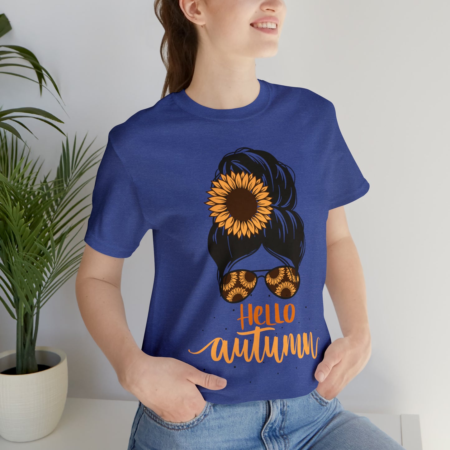 Hello Autumn T-Shirt ~ Unisex Jersey Short Sleeve Tee