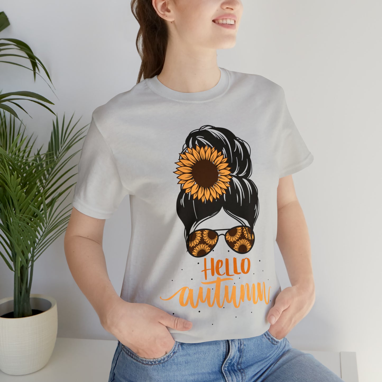 Hello Autumn T-Shirt ~ Unisex Jersey Short Sleeve Tee