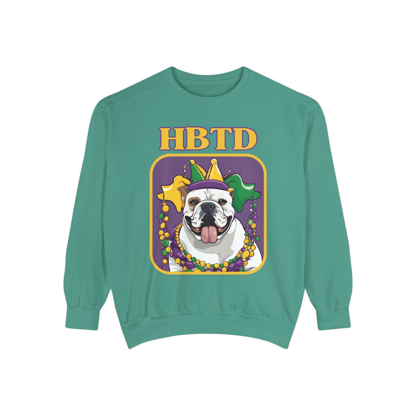 HBTD Mardi Gras - Unisex Garment-Dyed Sweatshirt