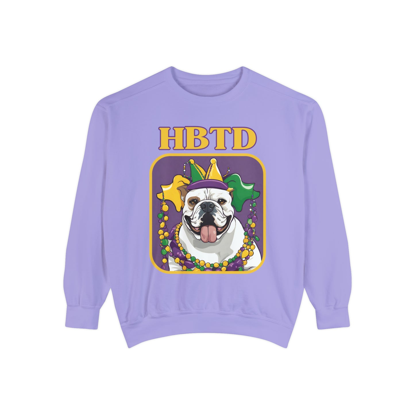 HBTD Mardi Gras - Unisex Garment-Dyed Sweatshirt