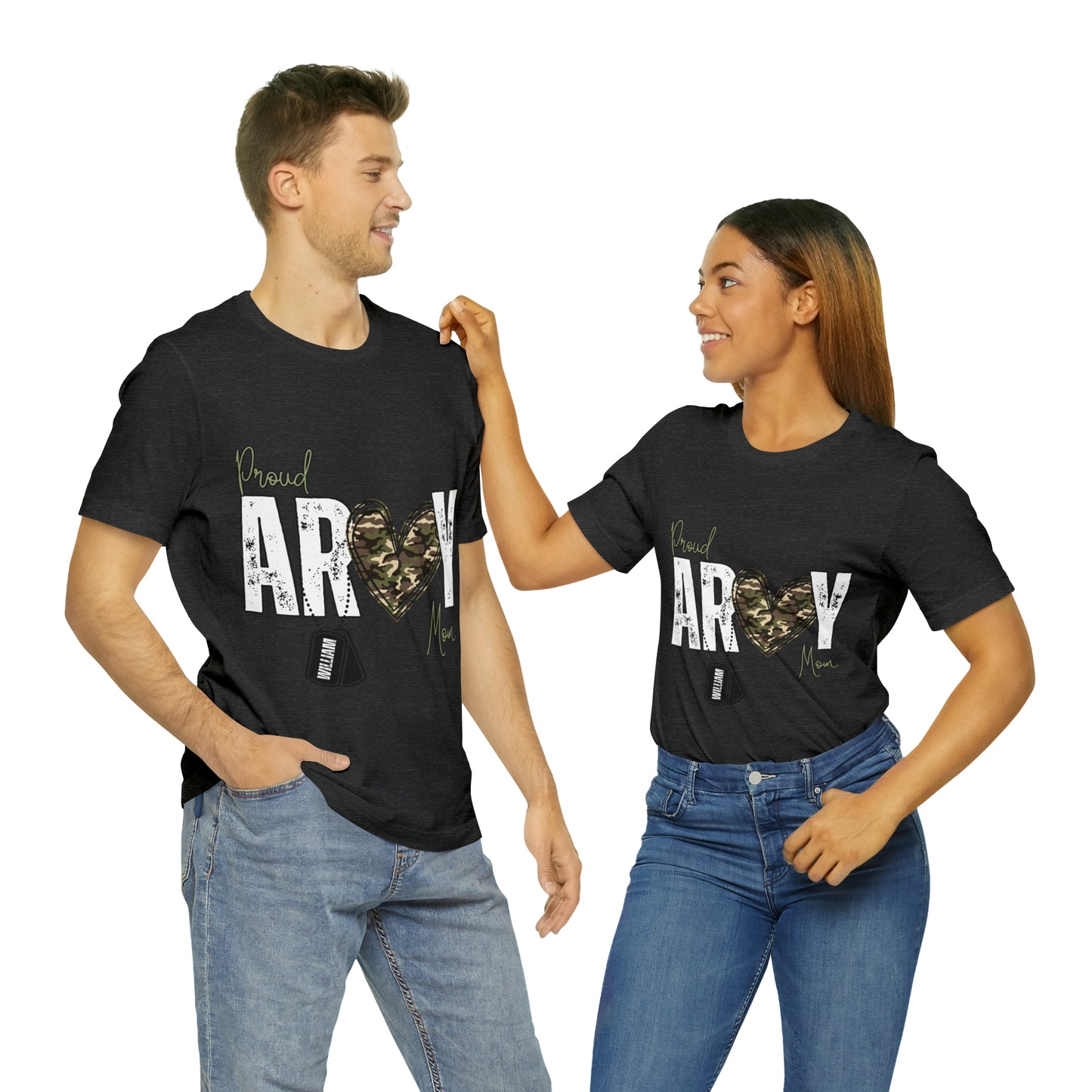 Proud ARMY MOM ~ Unisex Jersey Short Sleeve Tee