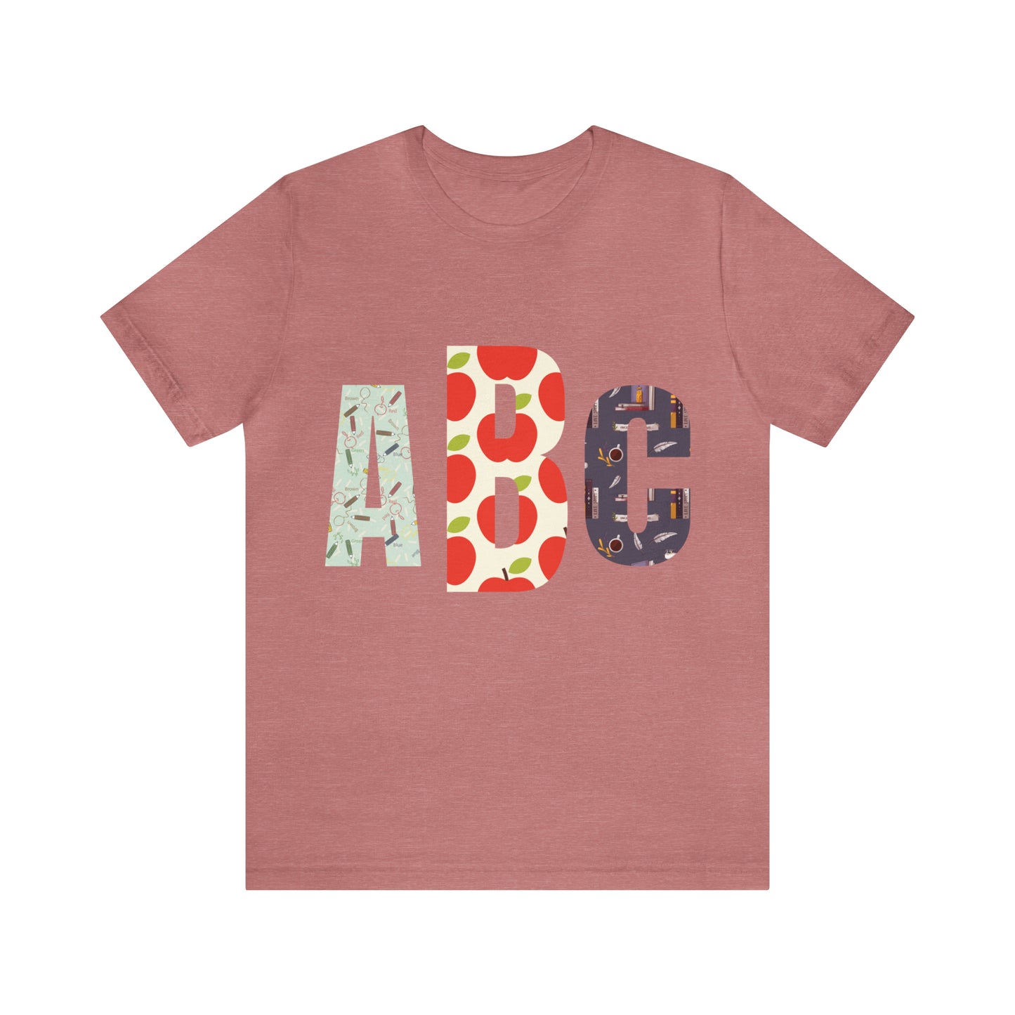 CUSTOM Initials TEACHER Shirt ~ Unisex Jersey Short Sleeve Tee