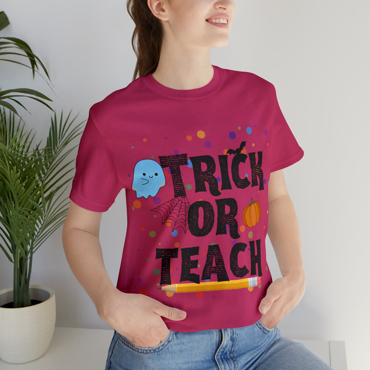 Trick or Teach T-Shirt ~ Unisex Jersey Short Sleeve Tee