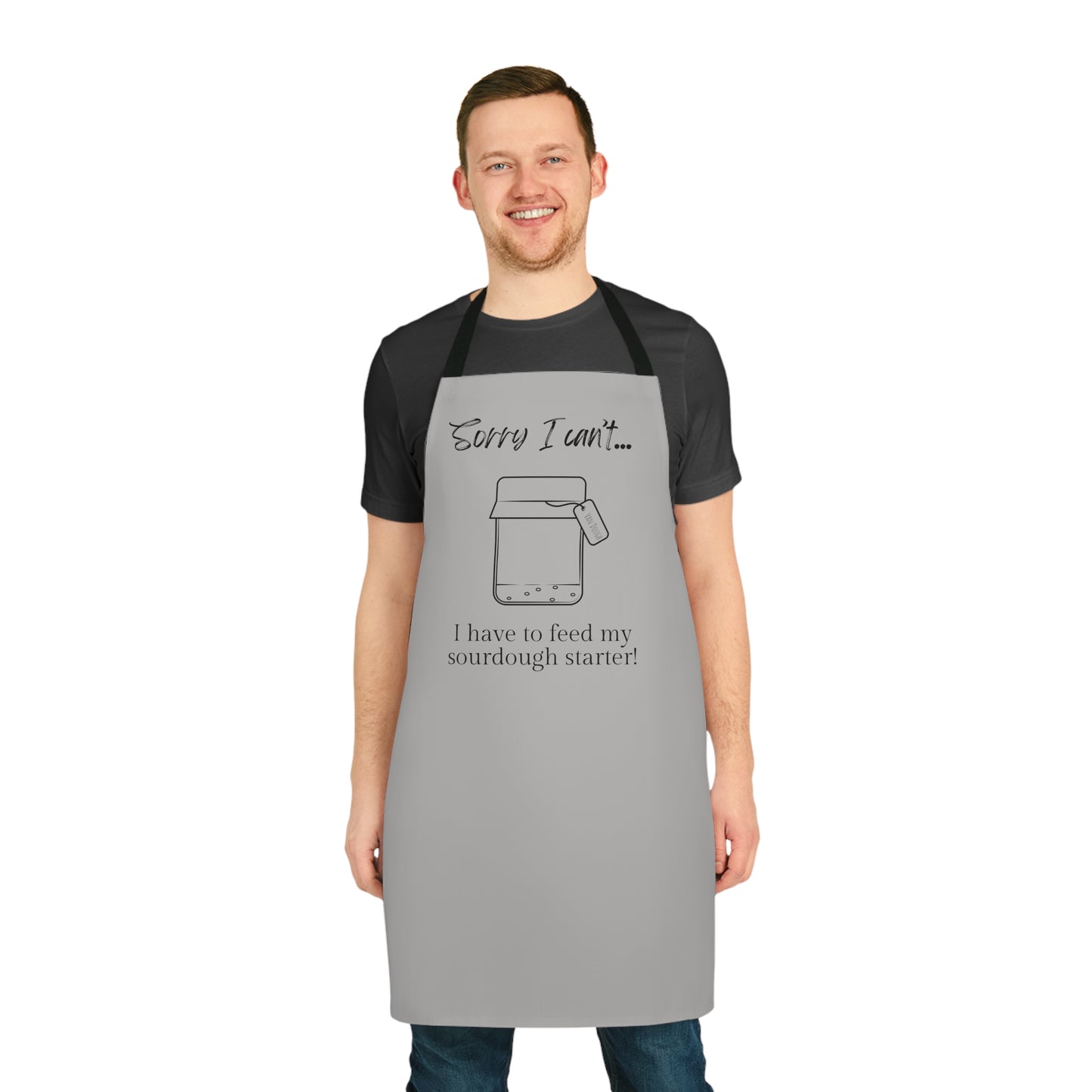 Sorry I Can't Apron - Gray