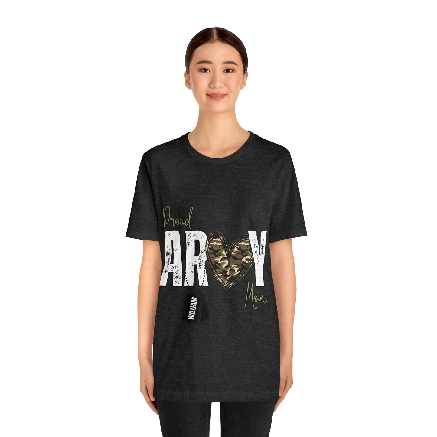 Proud ARMY MOM ~ Unisex Jersey Short Sleeve Tee