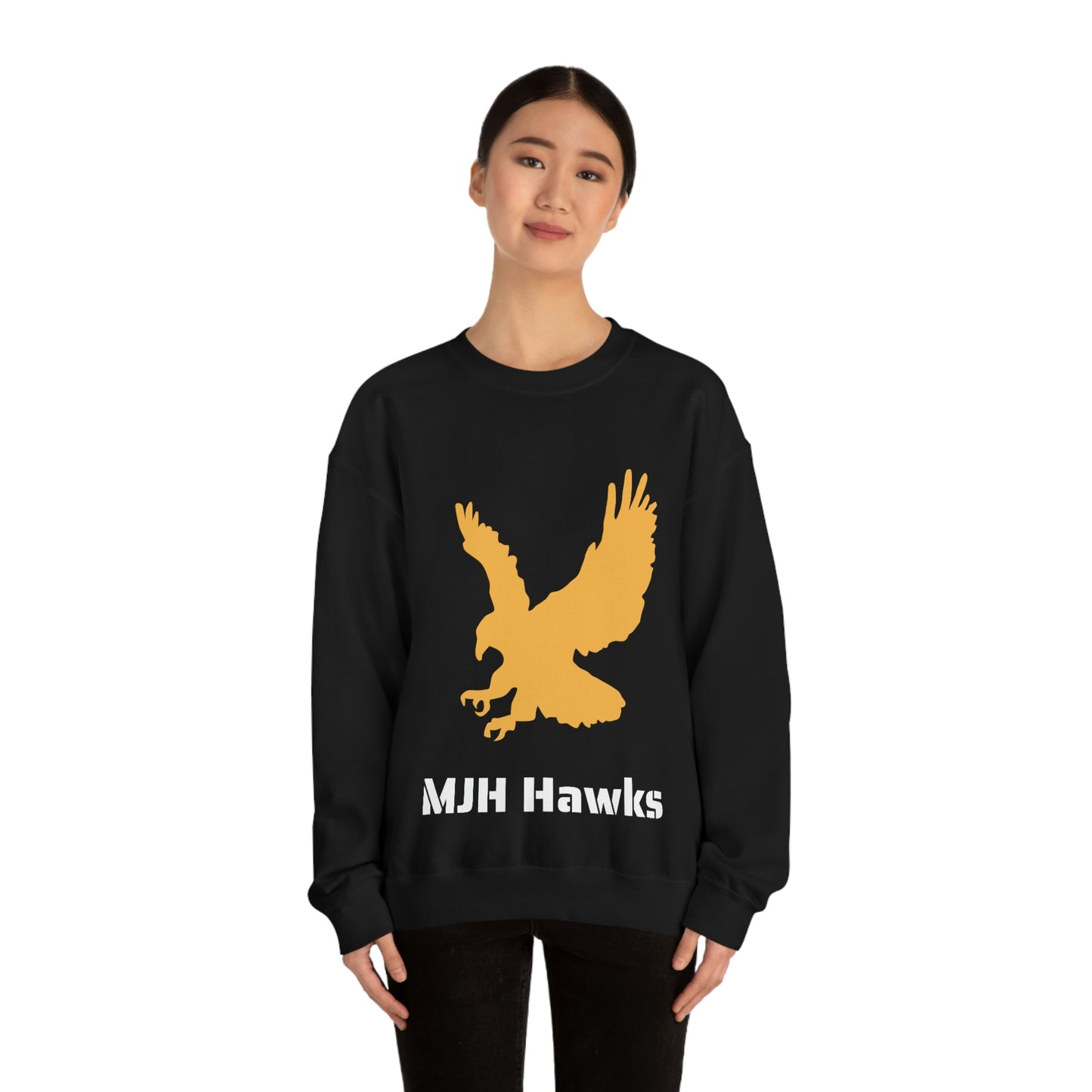 MJH Hawks Unisex Heavy Blend Crewneck Sweatshirt