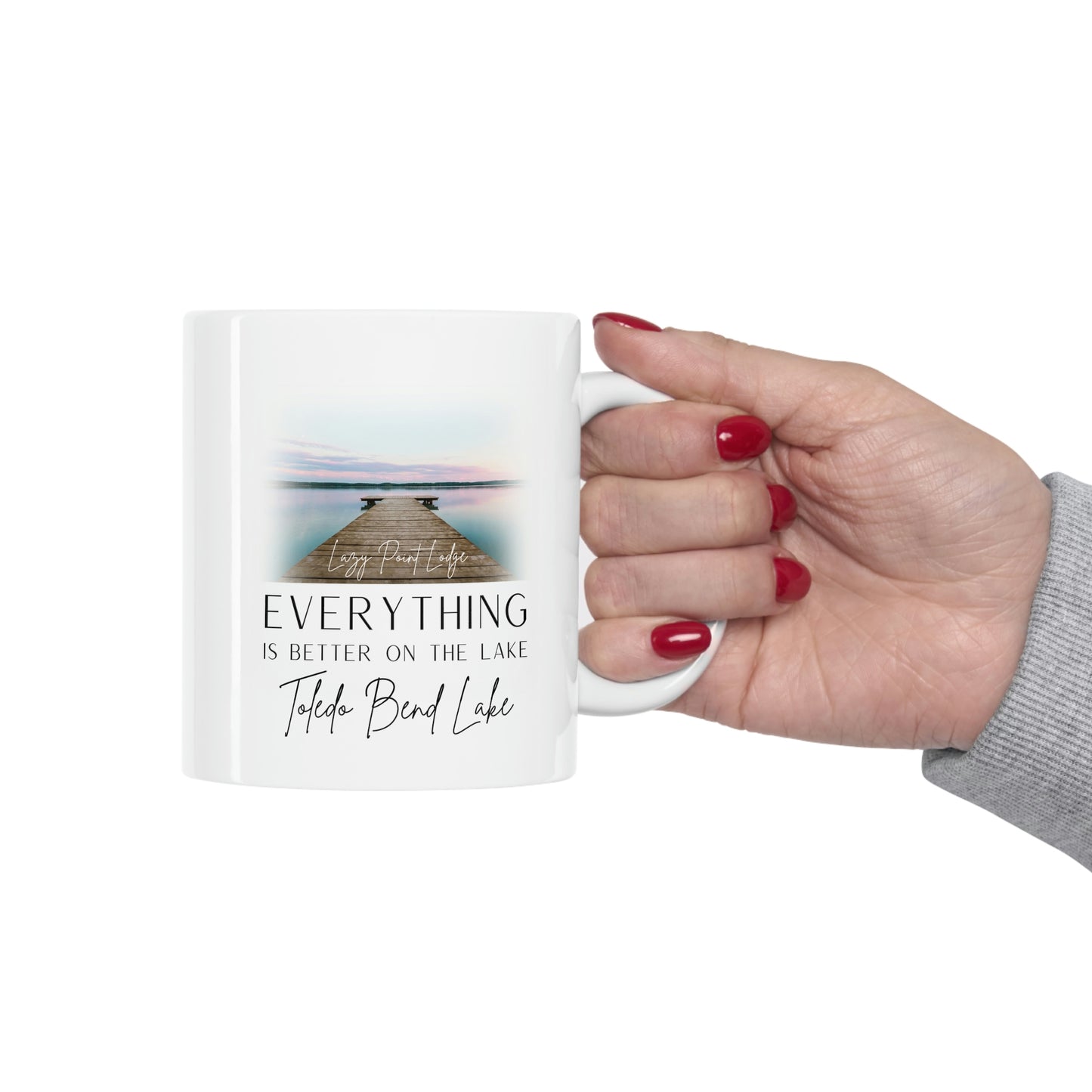 CUSTOM Toledo Bend Ceramic Mug 11oz