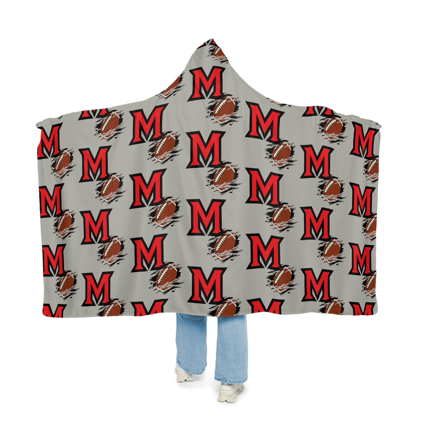 Many High School Football Snuggle Blanket ~ MHS Football Snuggle Blanket