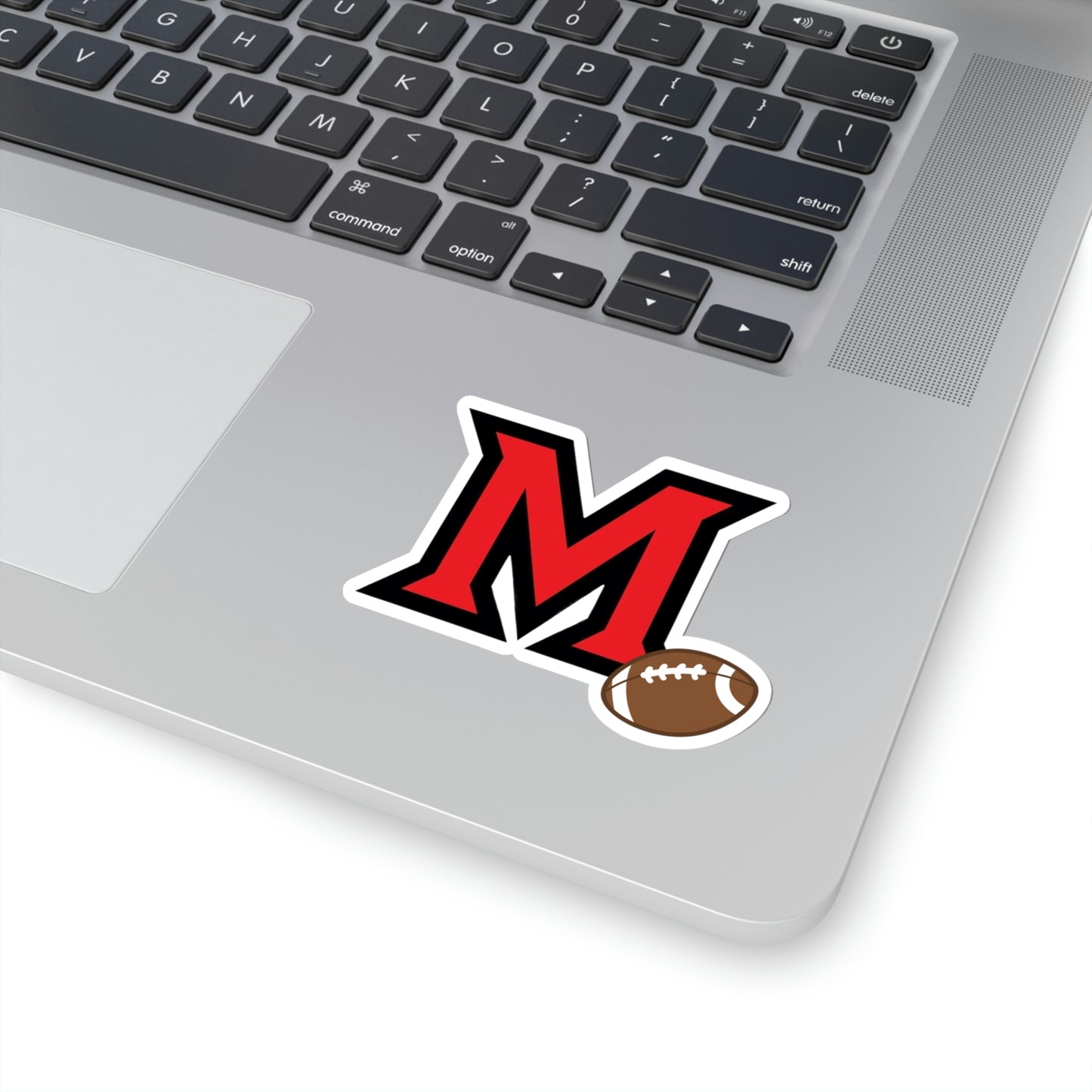 "M" Football ~ Many High School Kiss-Cut Stickers