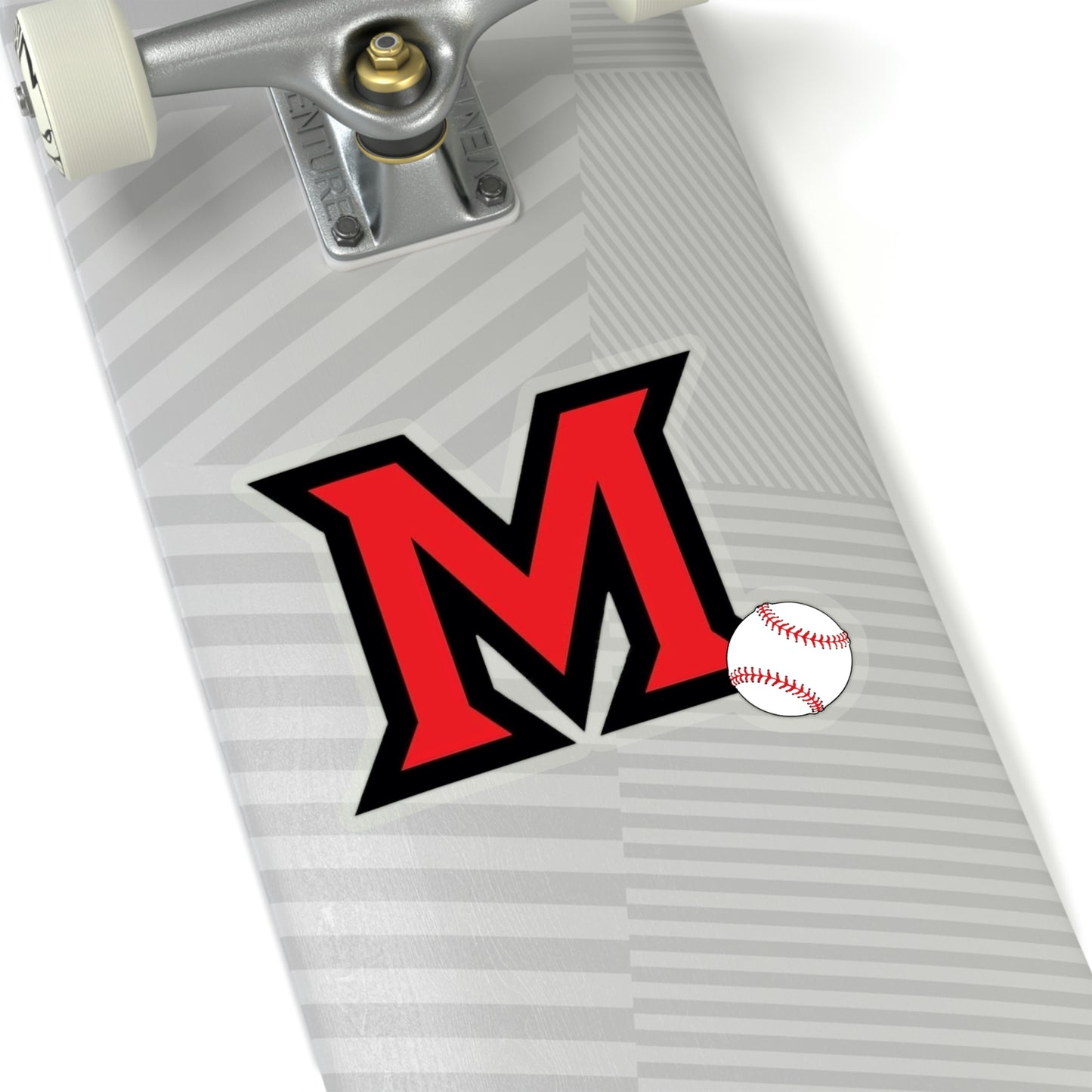 "M" Baseball ~ Many High School Kiss-Cut Stickers