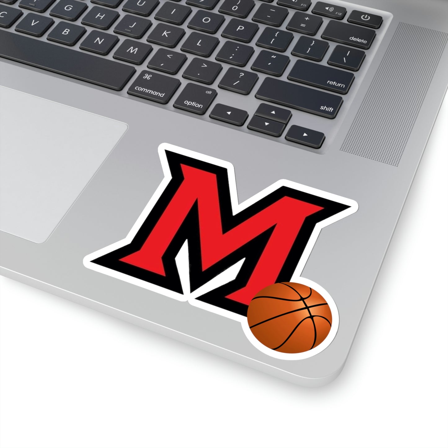 "M" Basketball ~ Many High School Kiss-Cut Stickers