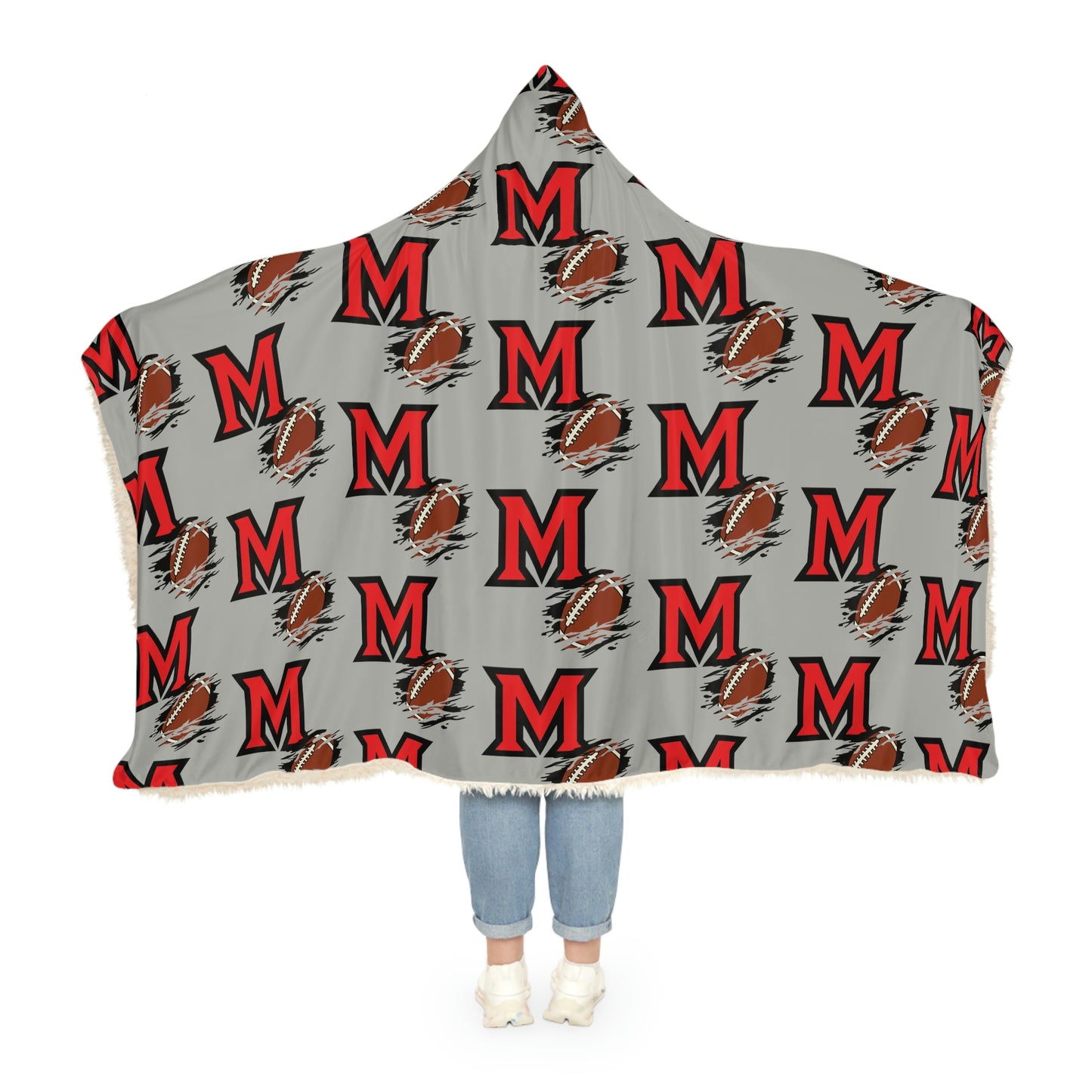 Many High School Football Snuggle Blanket ~ MHS Football Snuggle Blanket