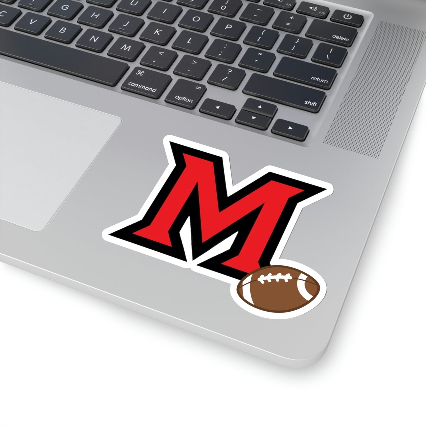 "M" Football ~ Many High School Kiss-Cut Stickers