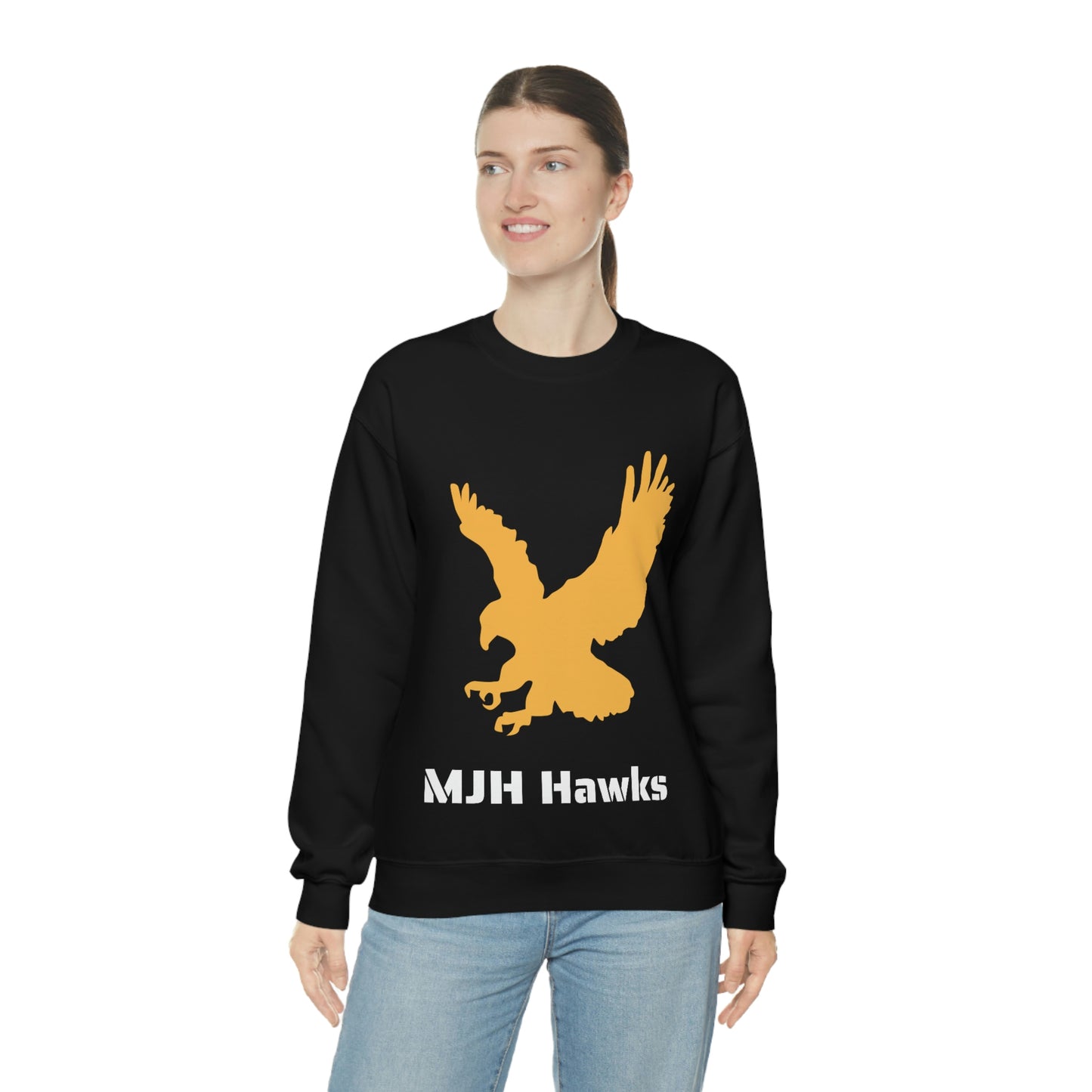 MJH Hawks Unisex Heavy Blend Crewneck Sweatshirt