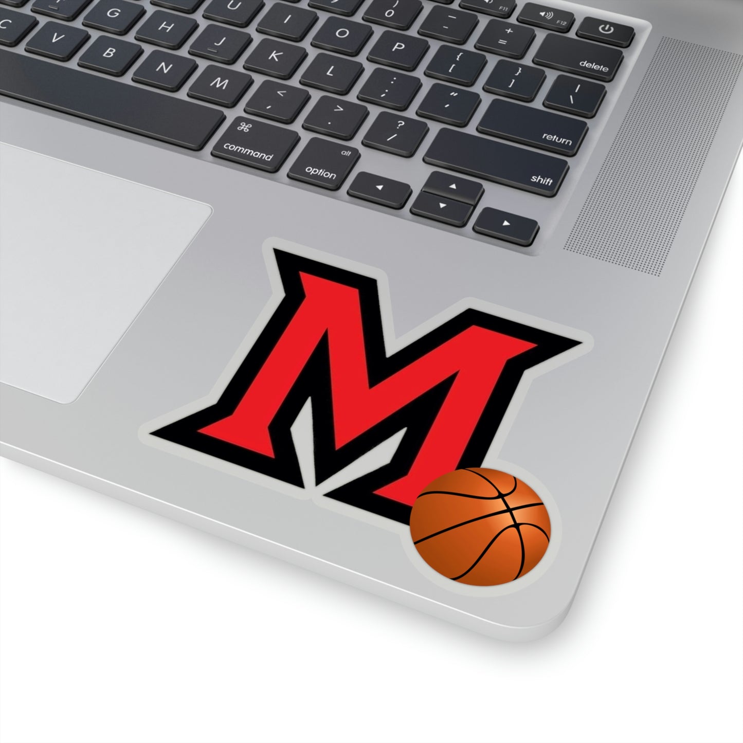 "M" Basketball ~ Many High School Kiss-Cut Stickers