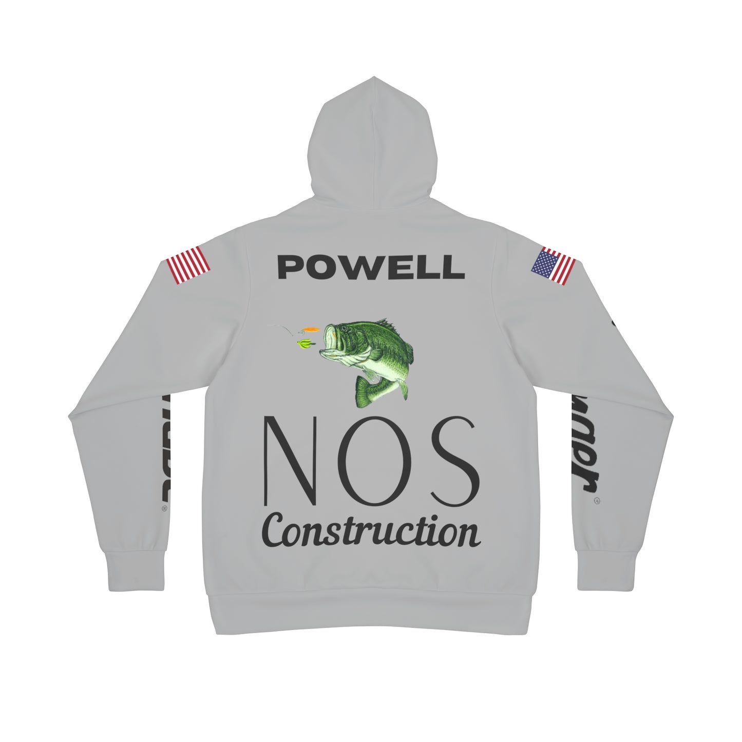 CUSTOM Powell Fishing Shirt Athletic Hoodie