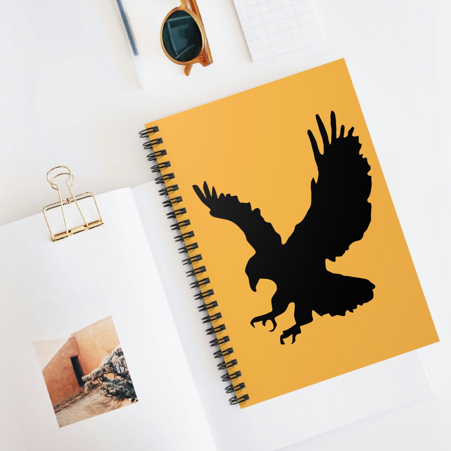 MJH Hawk Spiral Notebook - Ruled Line