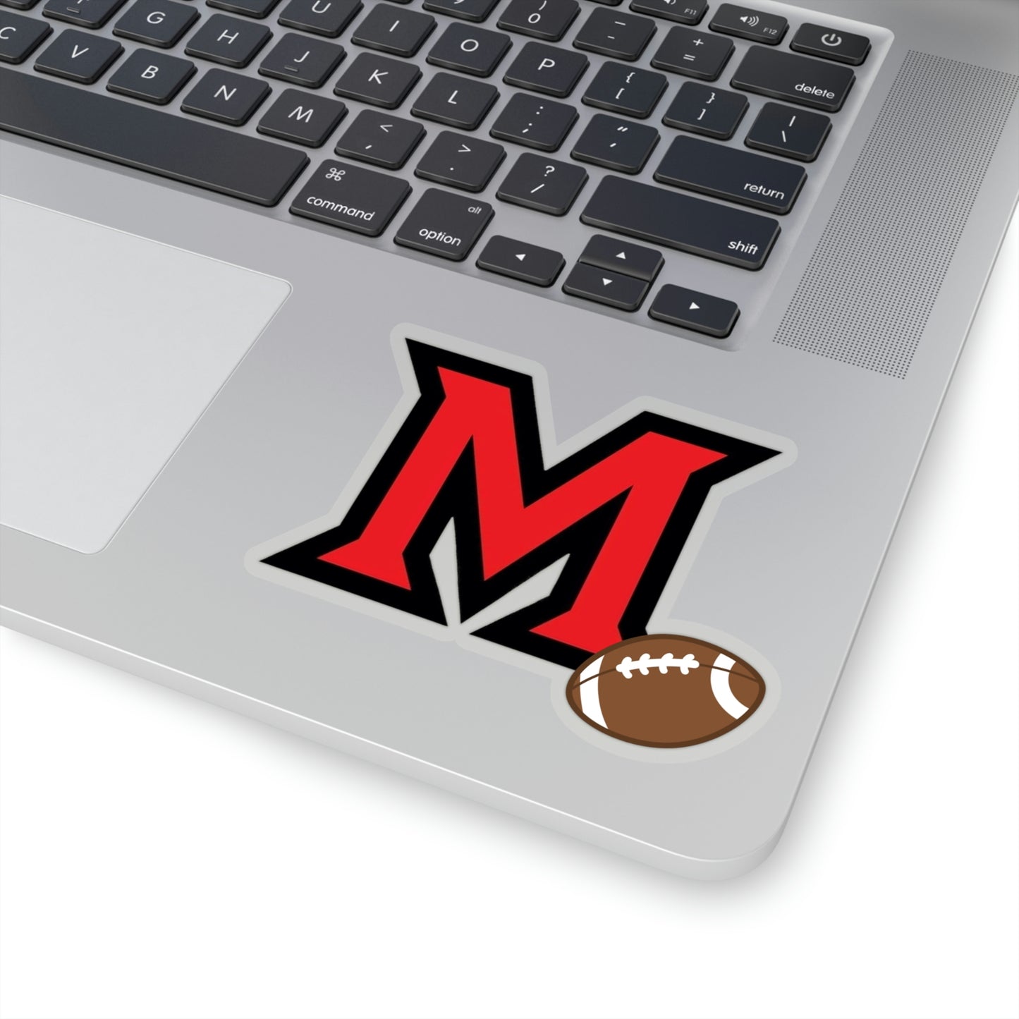 "M" Football ~ Many High School Kiss-Cut Stickers