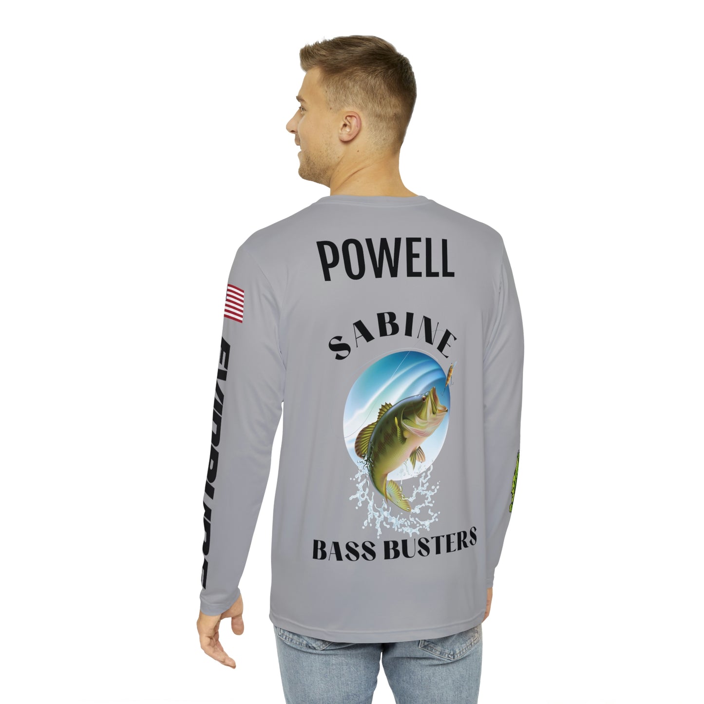 Powell B Men's Long Sleeve Shirt (AOP)