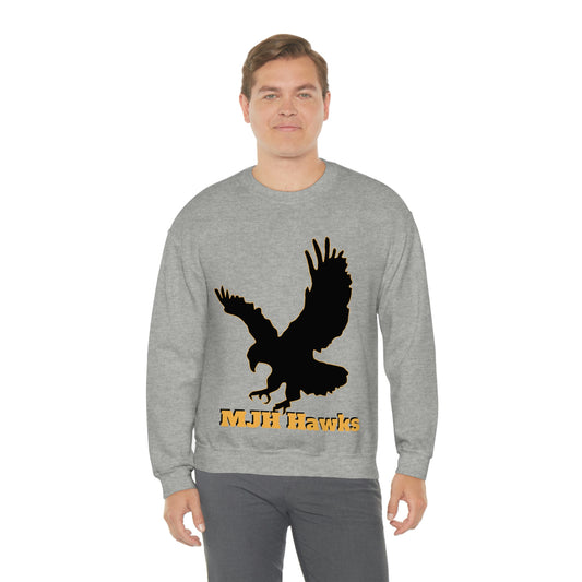 MJH Hawks Unisex Heavy Blend Crewneck Sweatshirt