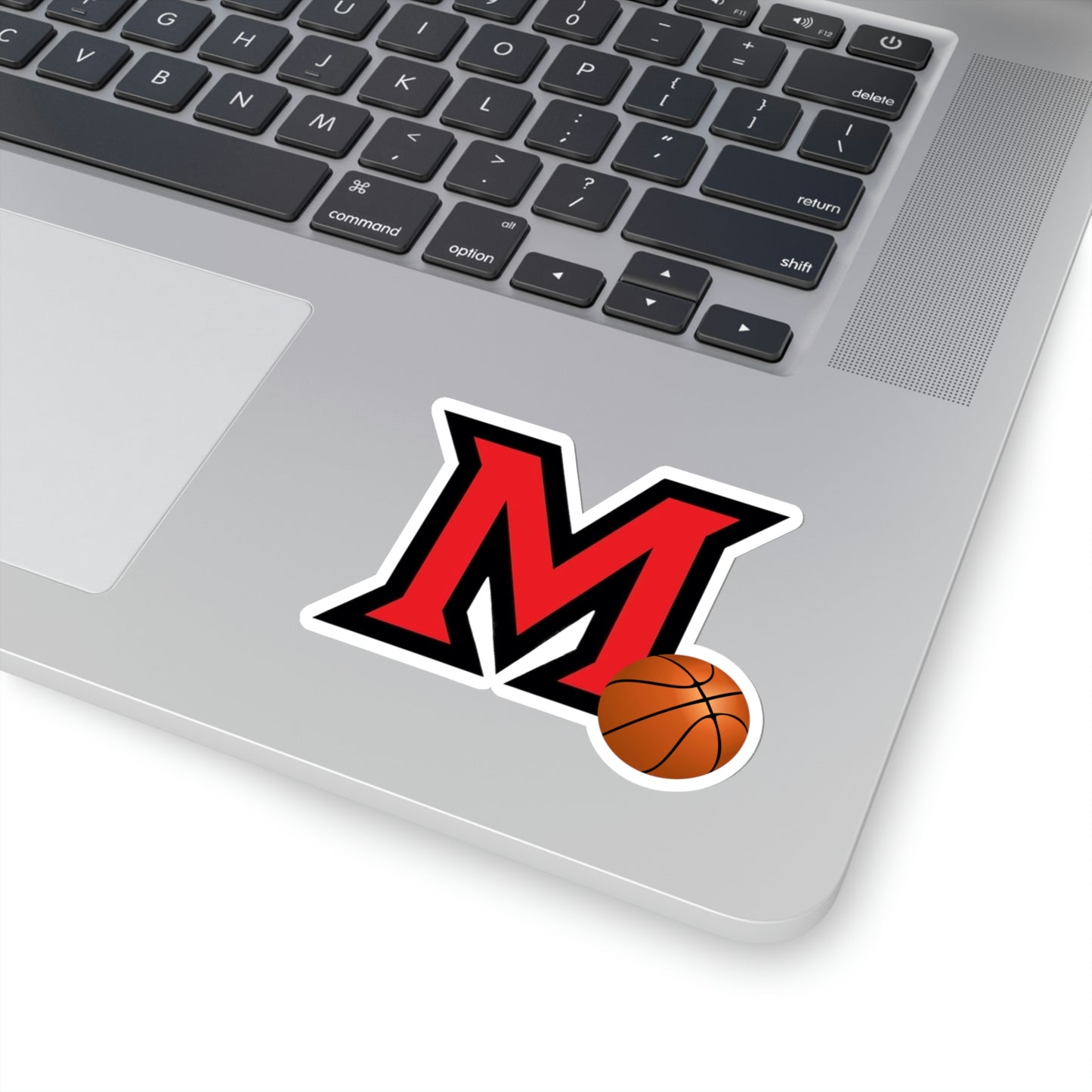 "M" Basketball ~ Many High School Kiss-Cut Stickers