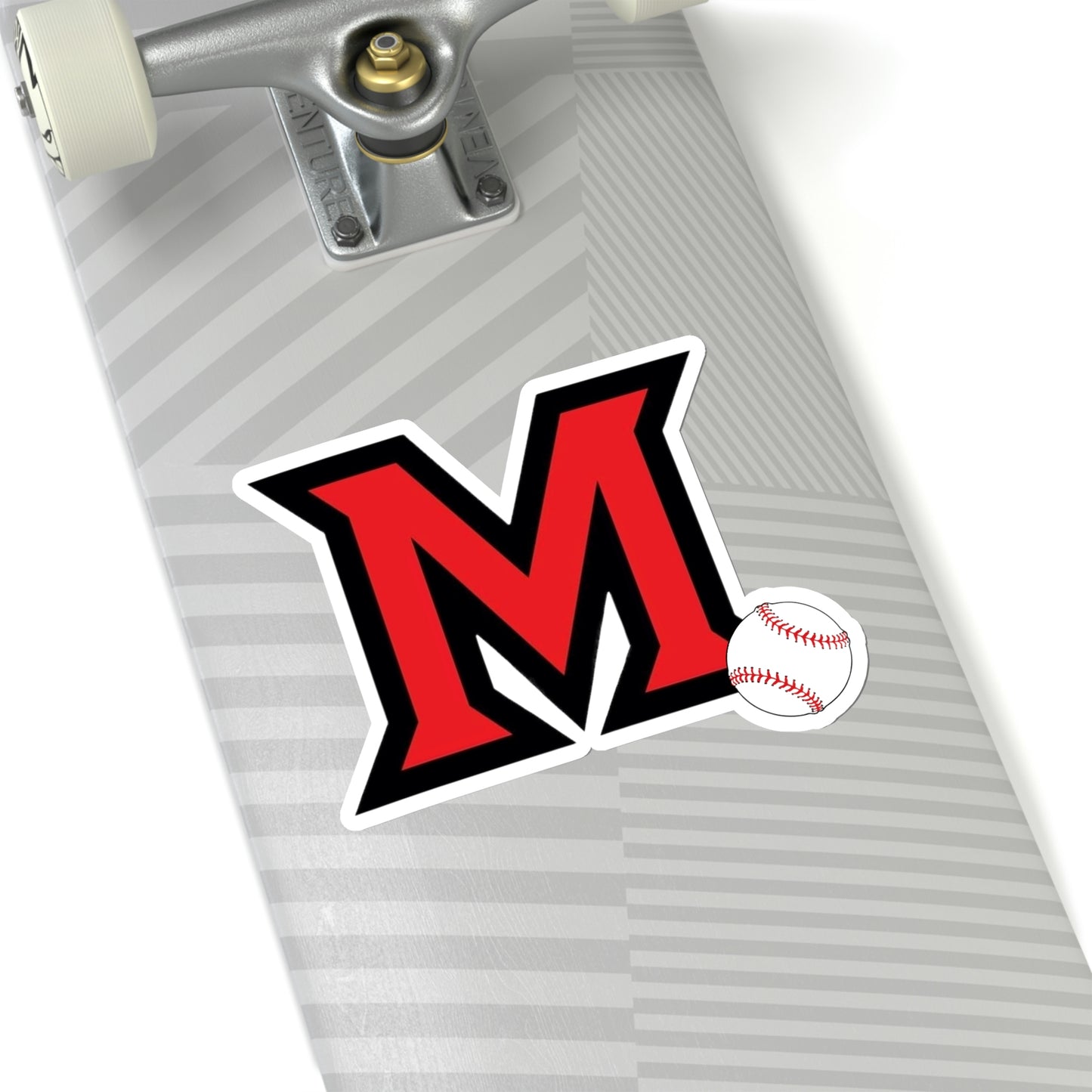 "M" Baseball ~ Many High School Kiss-Cut Stickers