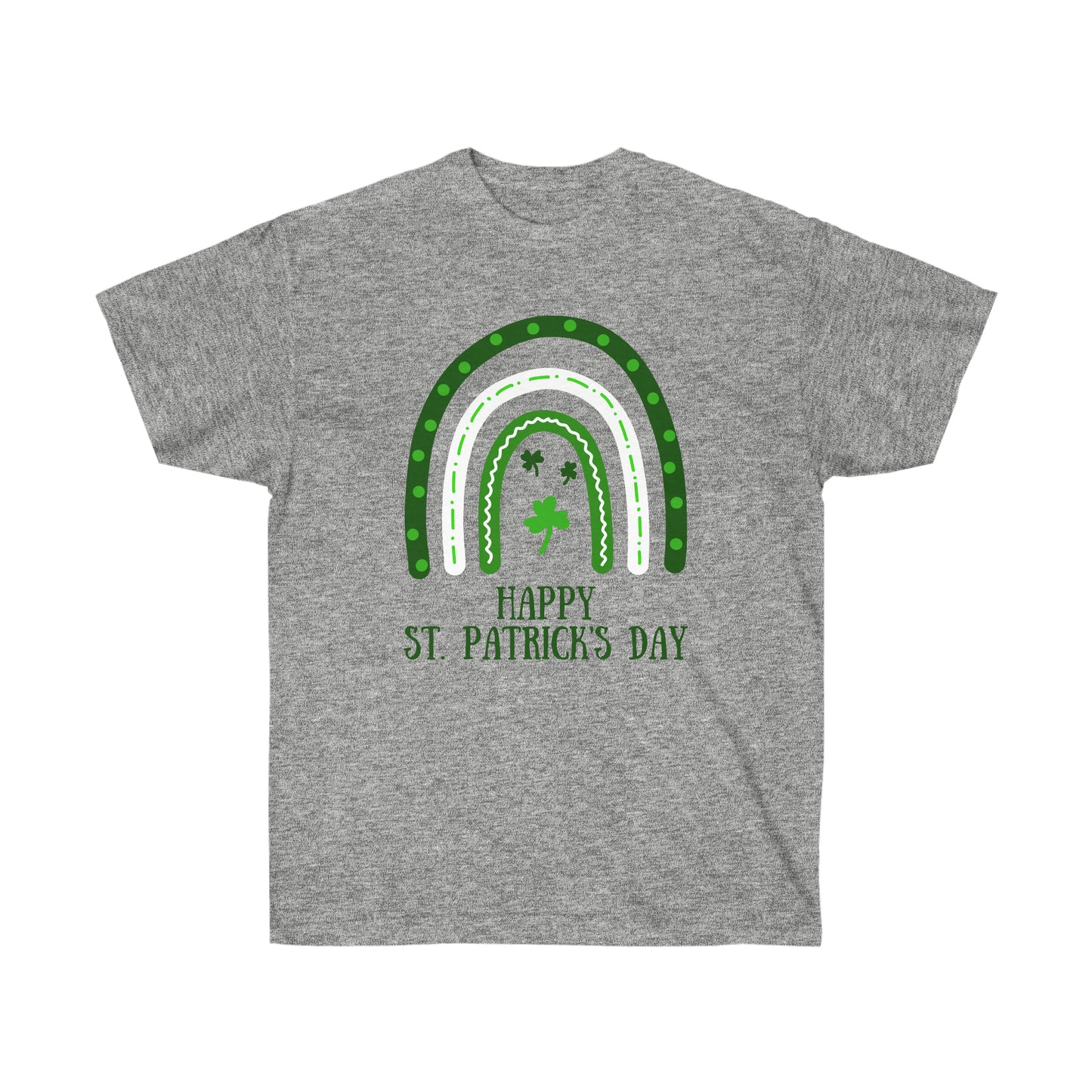 St. Patrick's Day Rainbow Adult Unisex Ultra Cotton Tee