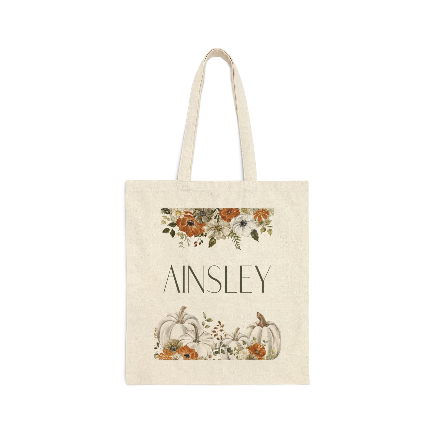 Customizable Halloween Cotton Canvas Tote Bag