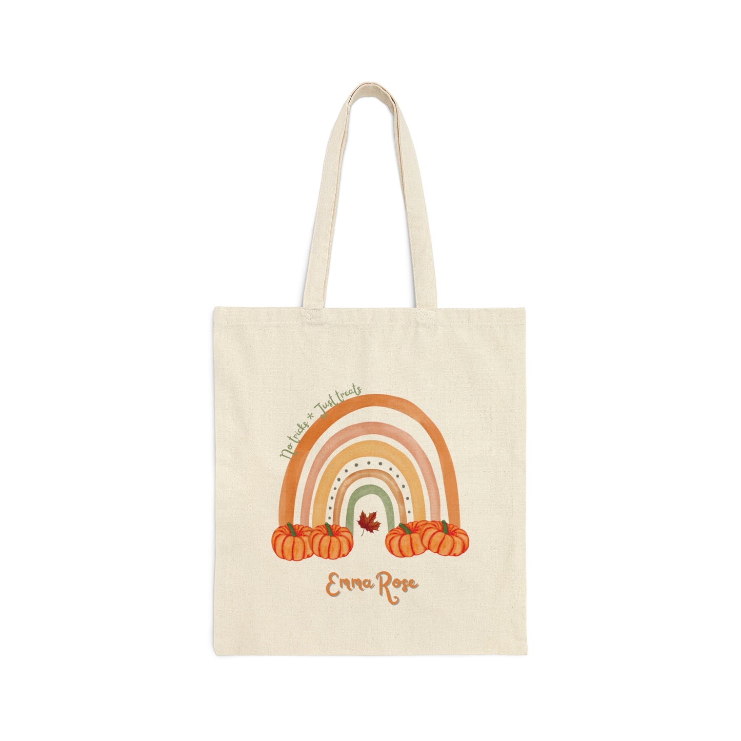 Customizable Halloween Cotton Canvas Tote Bag