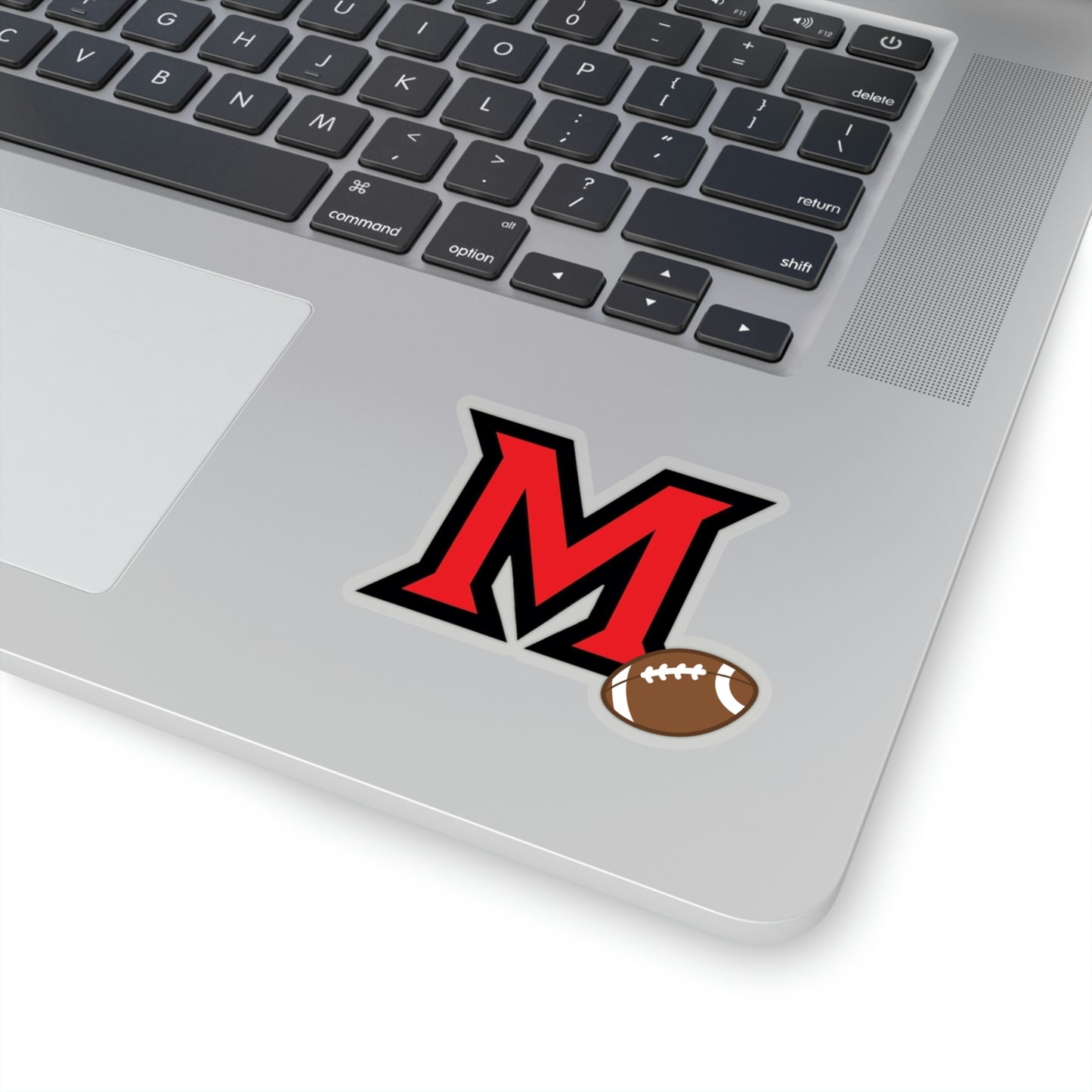 "M" Football ~ Many High School Kiss-Cut Stickers