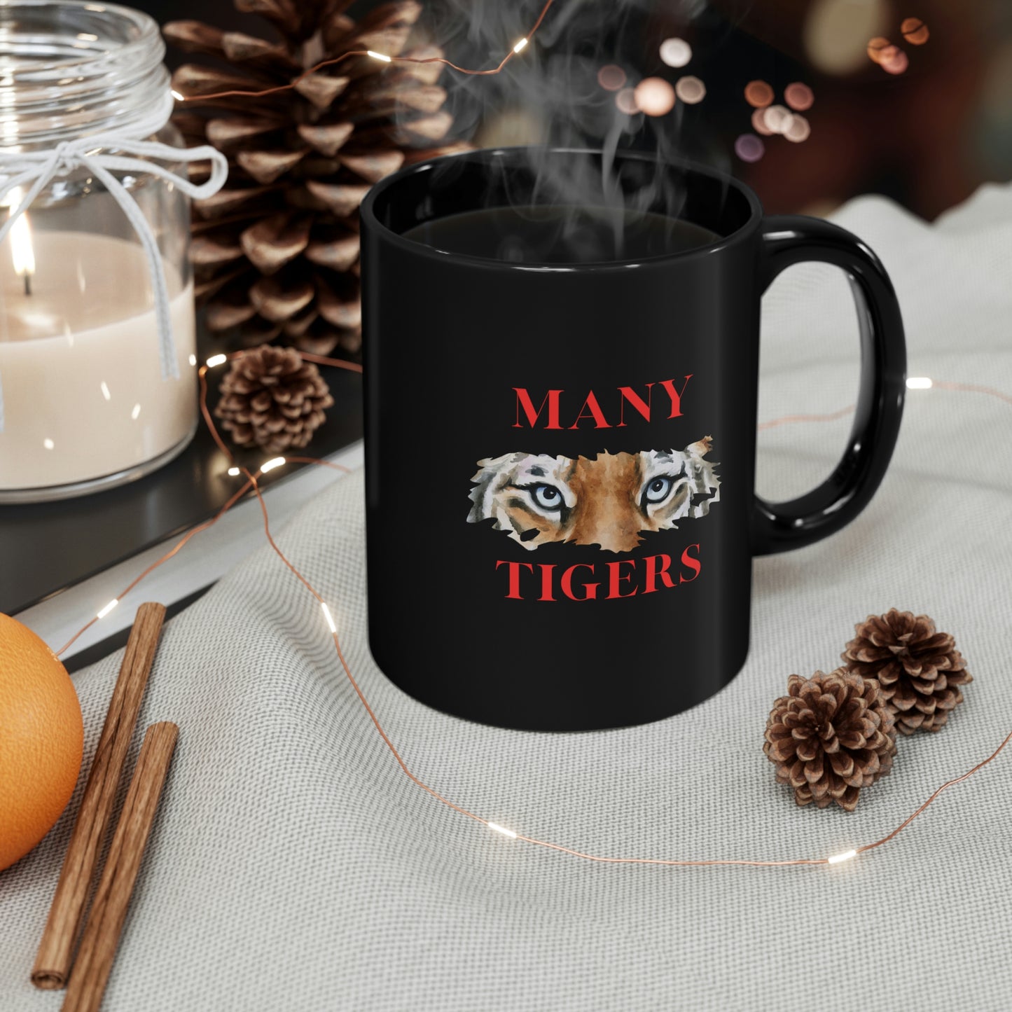 Many High School Tigers - Are you ready? - 11oz Black Mug ~ MHS Tigers Mug