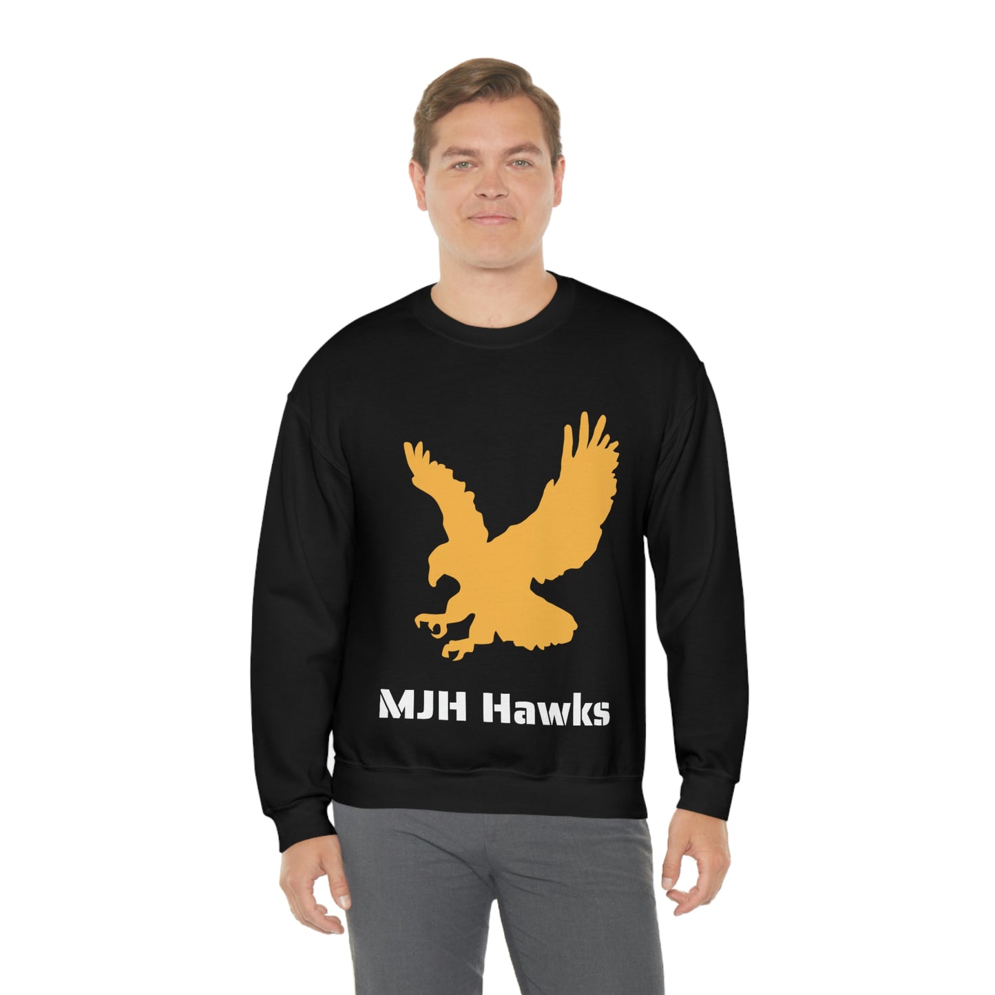 MJH Hawks Unisex Heavy Blend Crewneck Sweatshirt