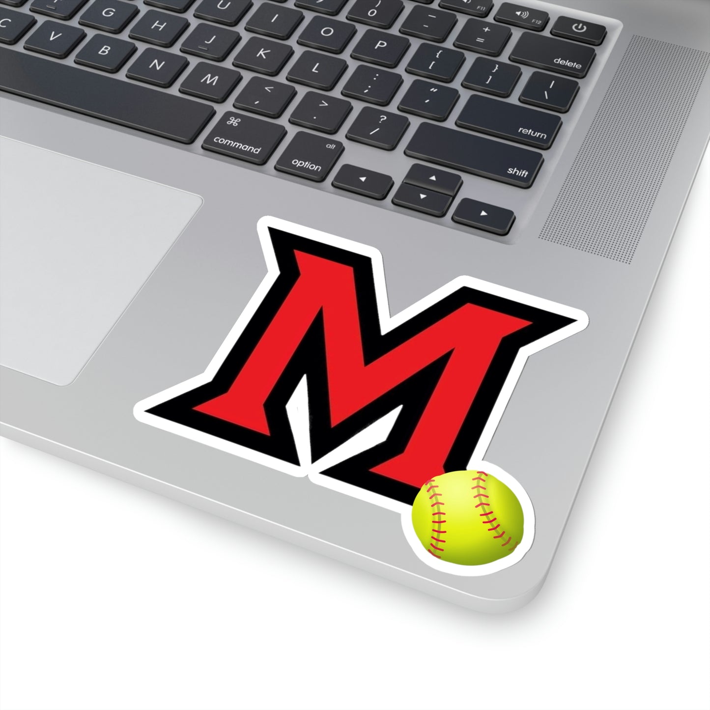 "M" Softball ~ Many High School Kiss-Cut Stickers