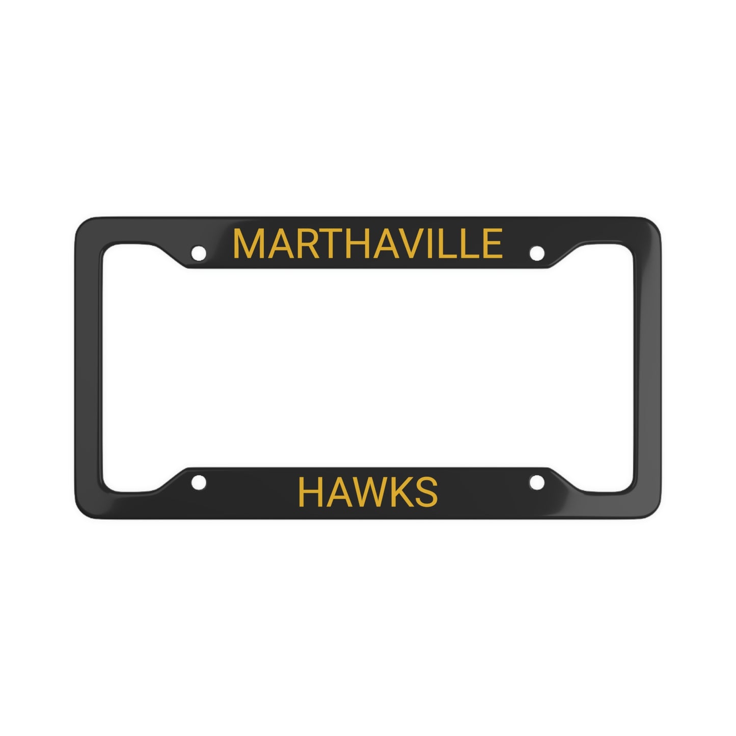 MJH Hawks License Plate Frame