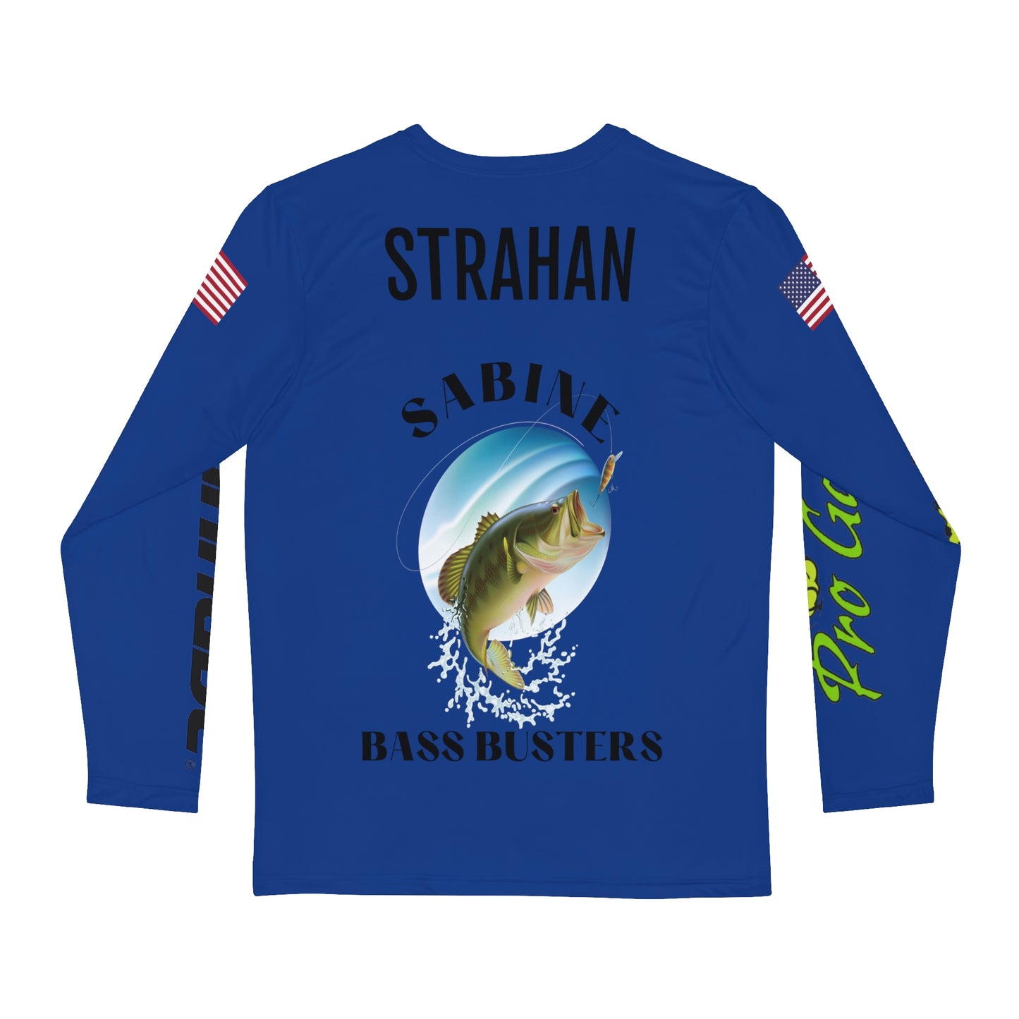 Strahan P Blue Men's Long Sleeve Shirt (AOP)