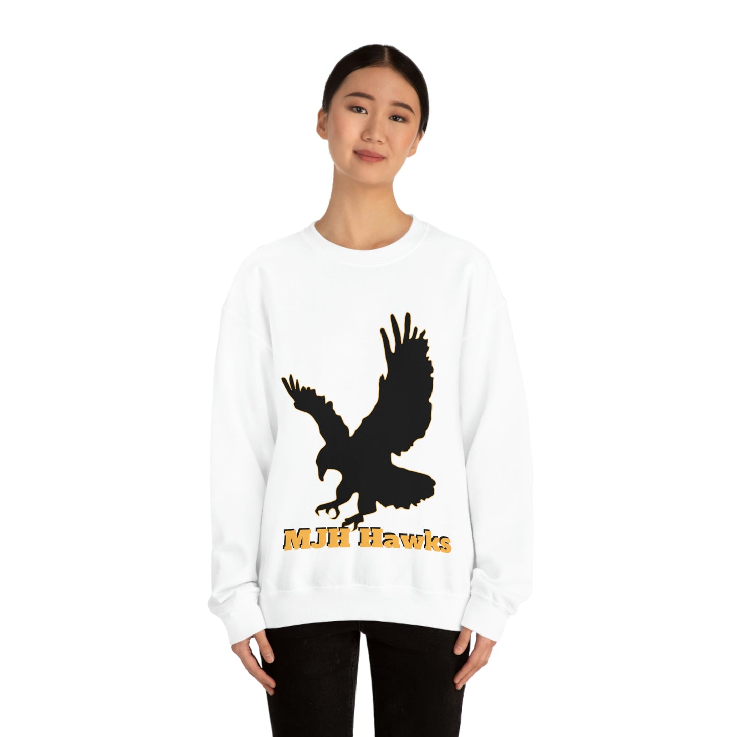 MJH Hawks Unisex Heavy Blend Crewneck Sweatshirt