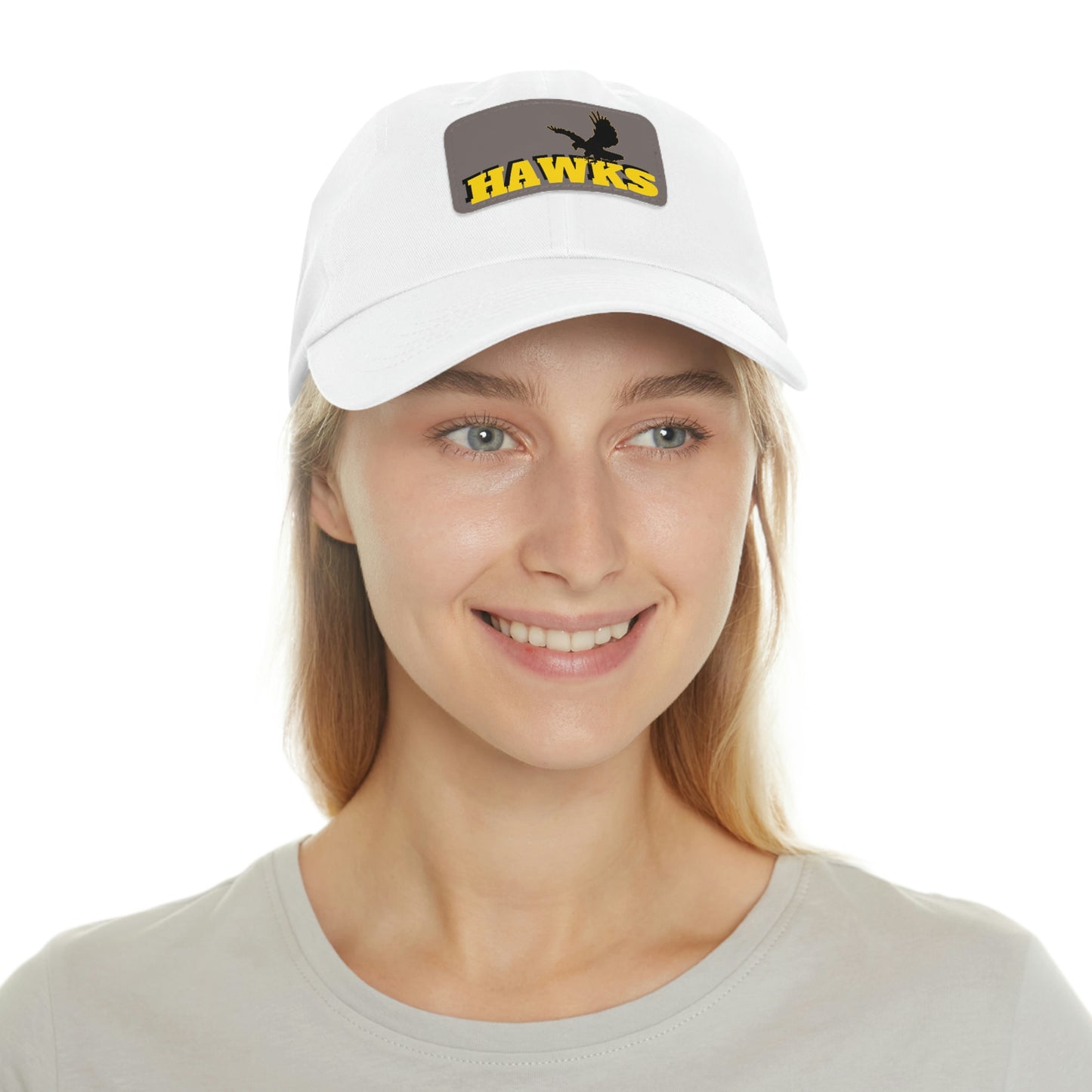 MJH Hawks Cap with Leather Patch