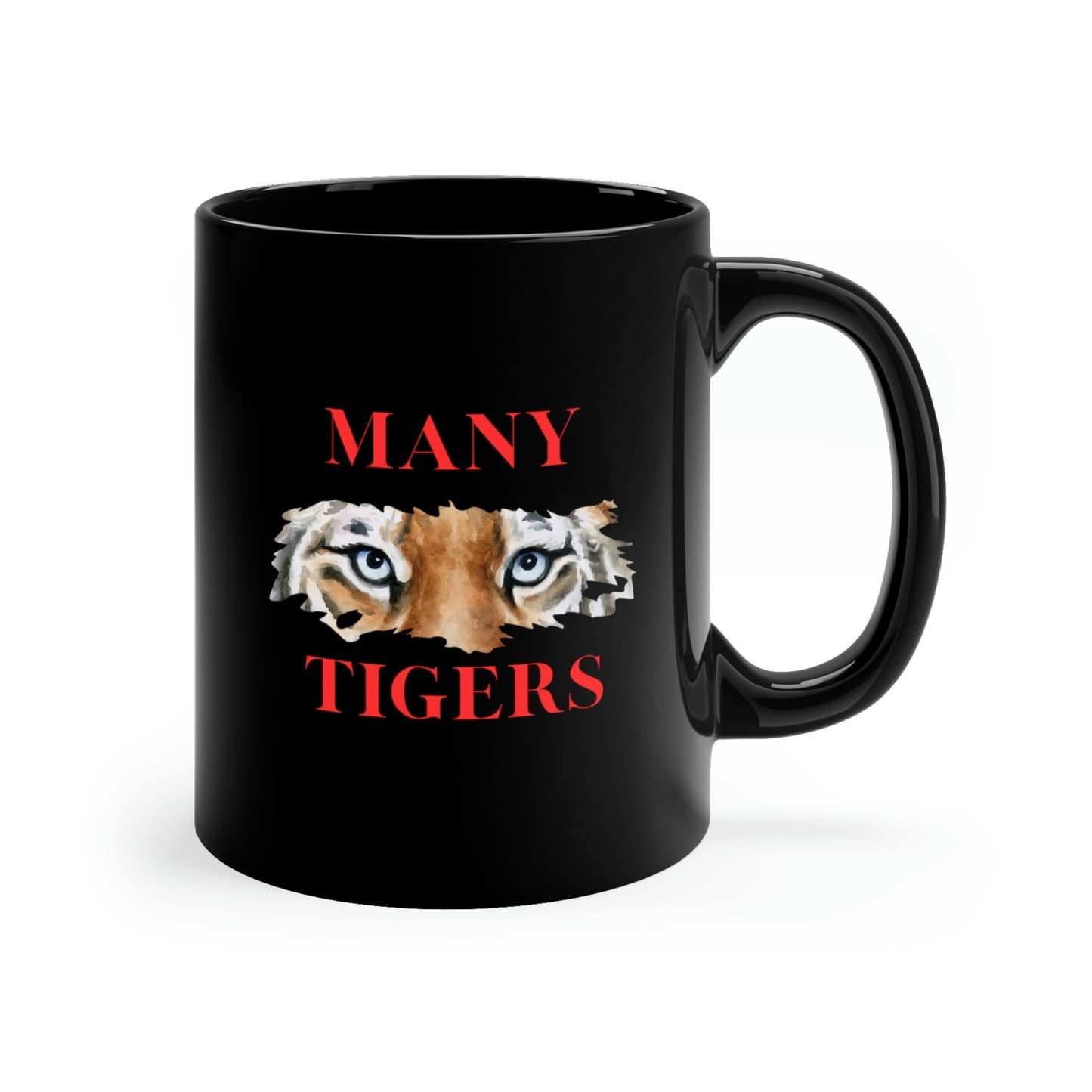 Many High School Tigers - Are you ready? - 11oz Black Mug ~ MHS Tigers Mug