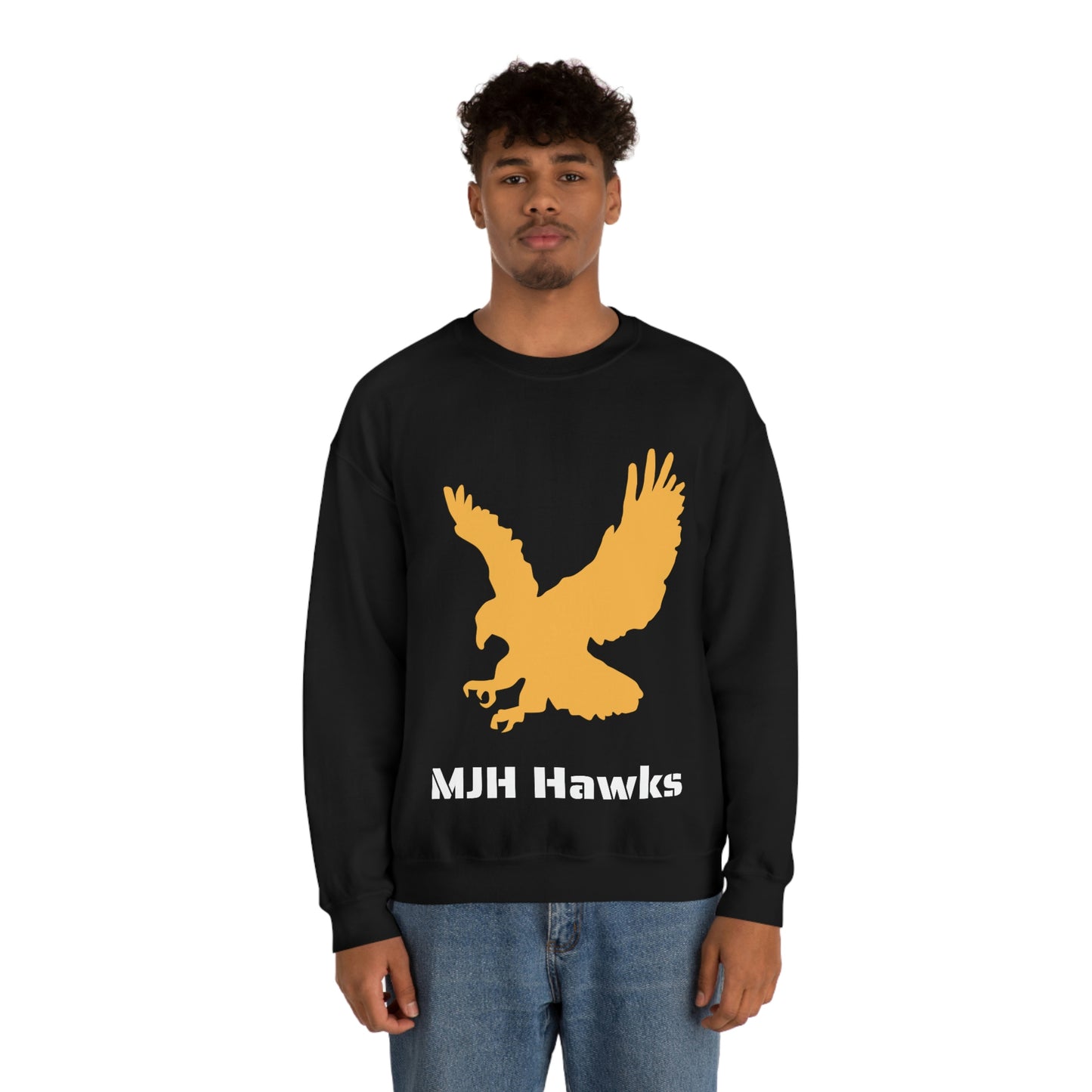 MJH Hawks Unisex Heavy Blend Crewneck Sweatshirt