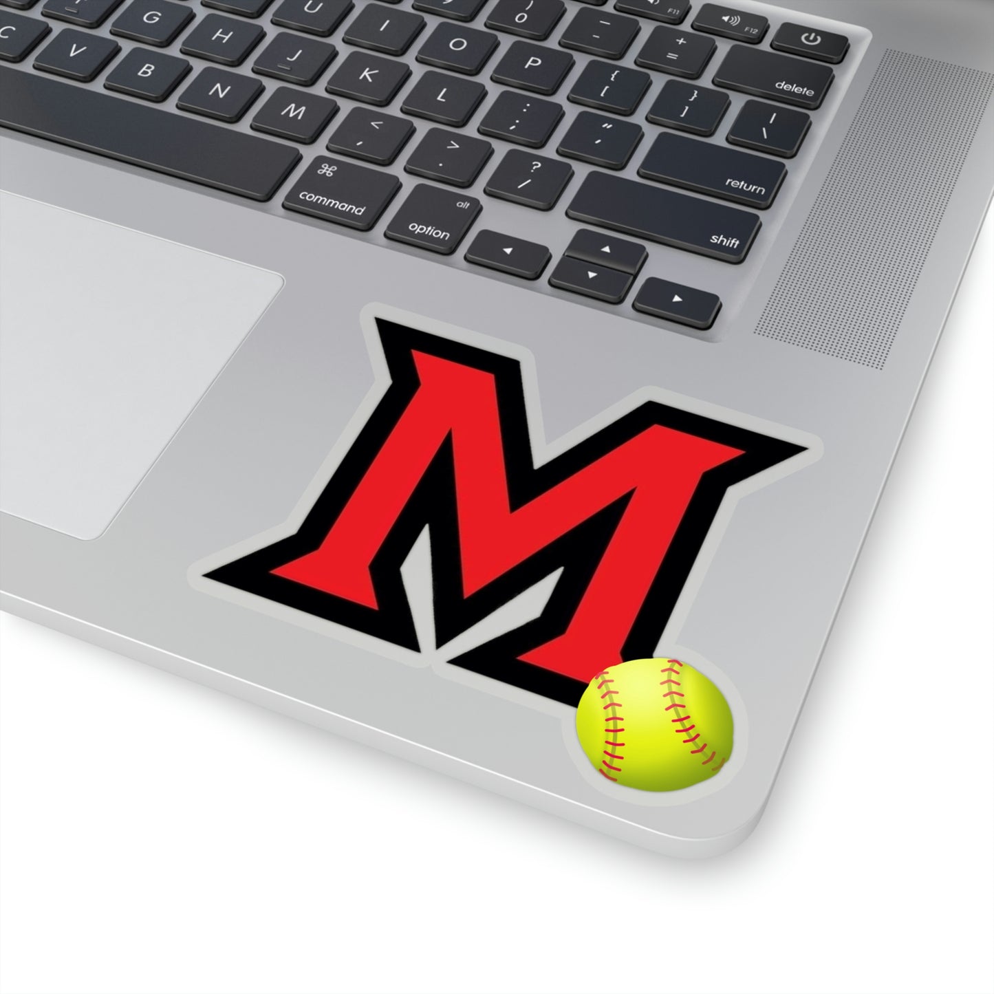 "M" Softball ~ Many High School Kiss-Cut Stickers