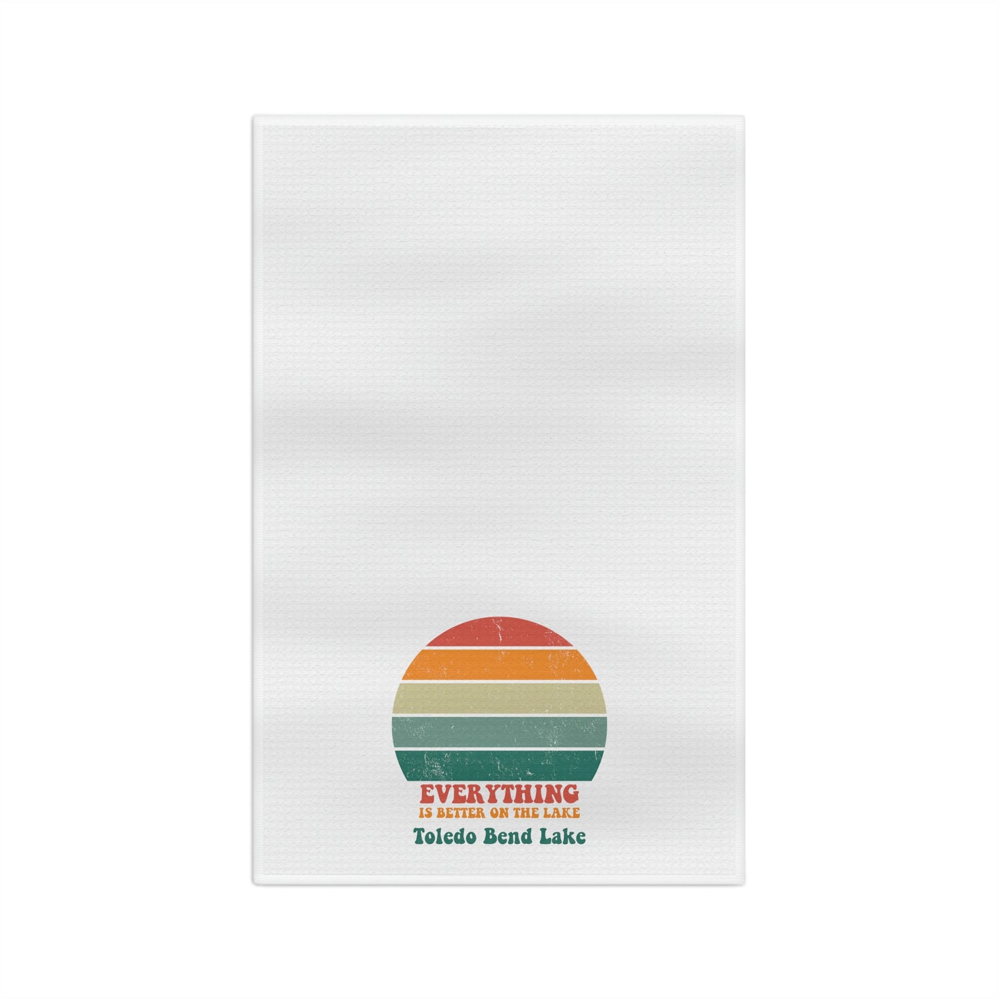 Toledo Bend Groovy Soft Tea Towel ~ Toledo Bend Tea Towel