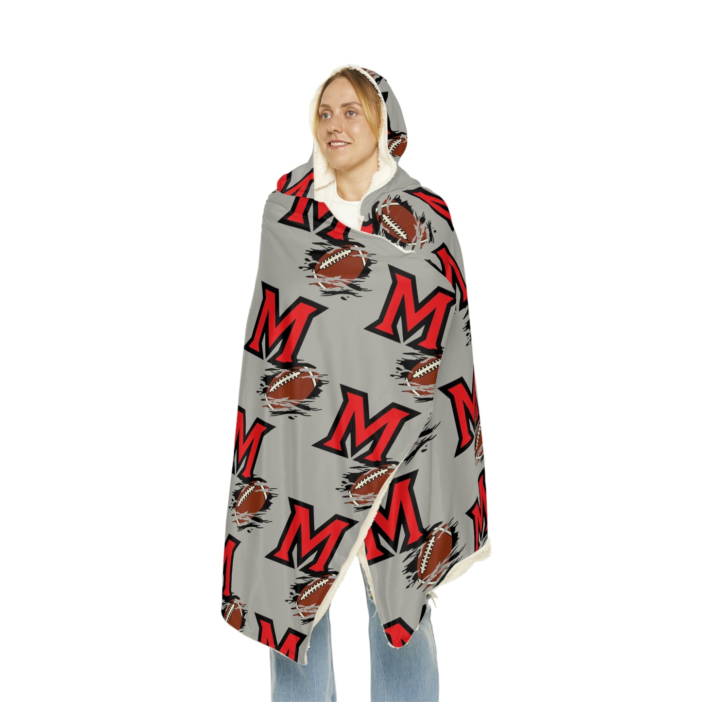 Many High School Football Snuggle Blanket ~ MHS Football Snuggle Blanket