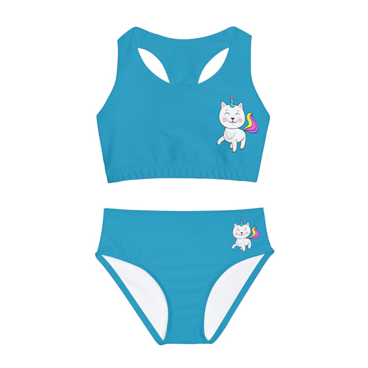 Girls Two Piece Swimsuit