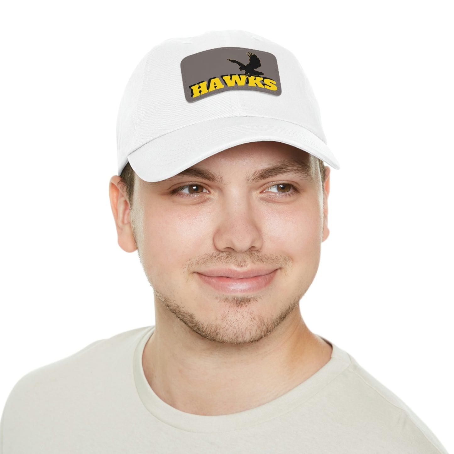 MJH Hawks Cap with Leather Patch