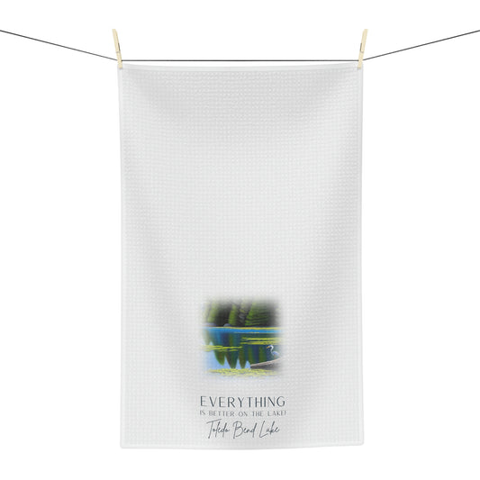 Toledo Bend Heron on the Lake Soft Tea Towel ~ Toledo Bend Tea Towel