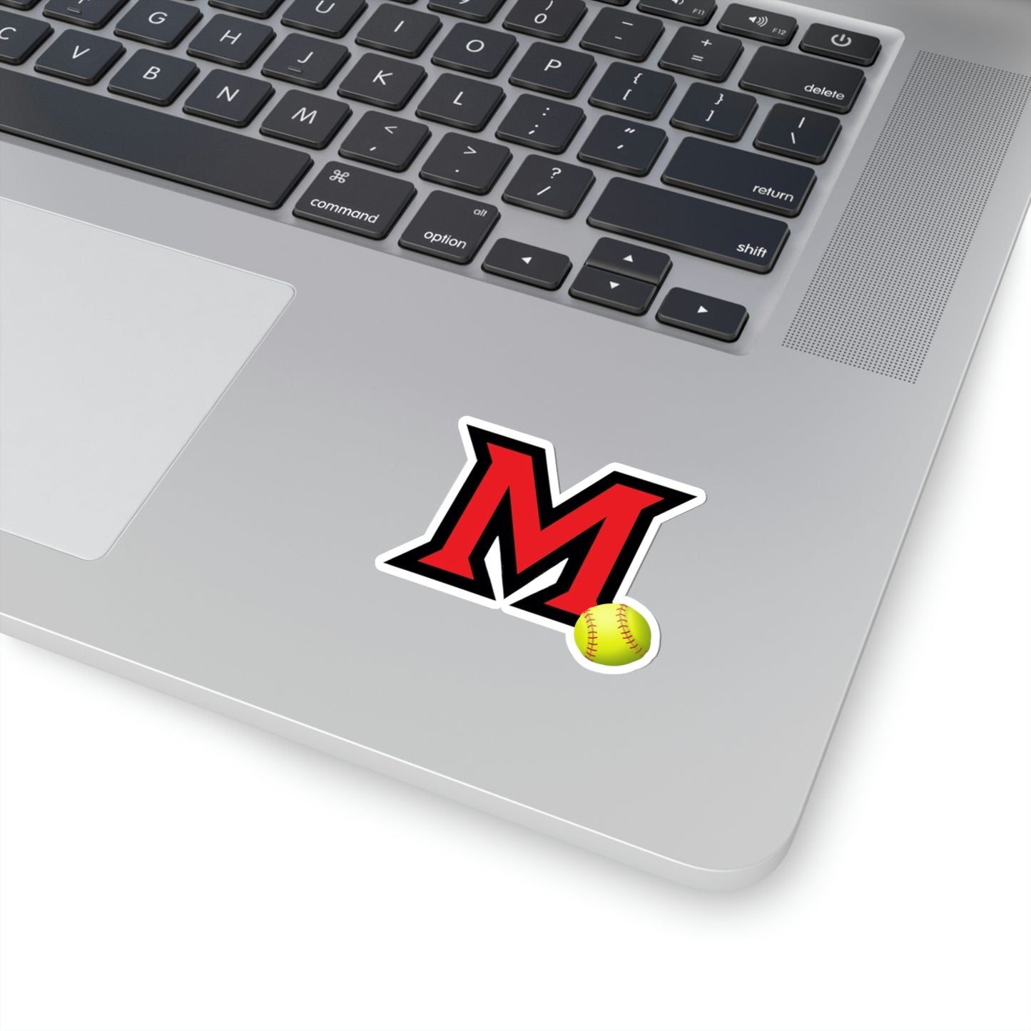 "M" Softball ~ Many High School Kiss-Cut Stickers